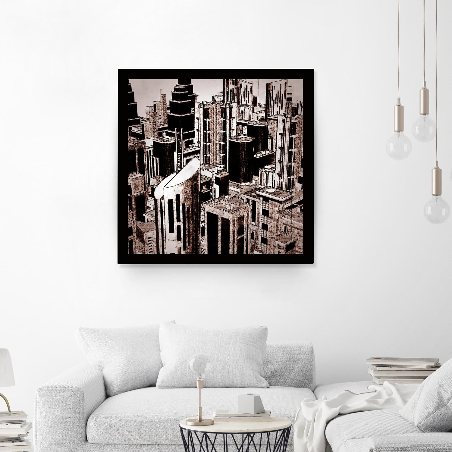 Megapolis 2 by Jefd on GIANT ART - black digital