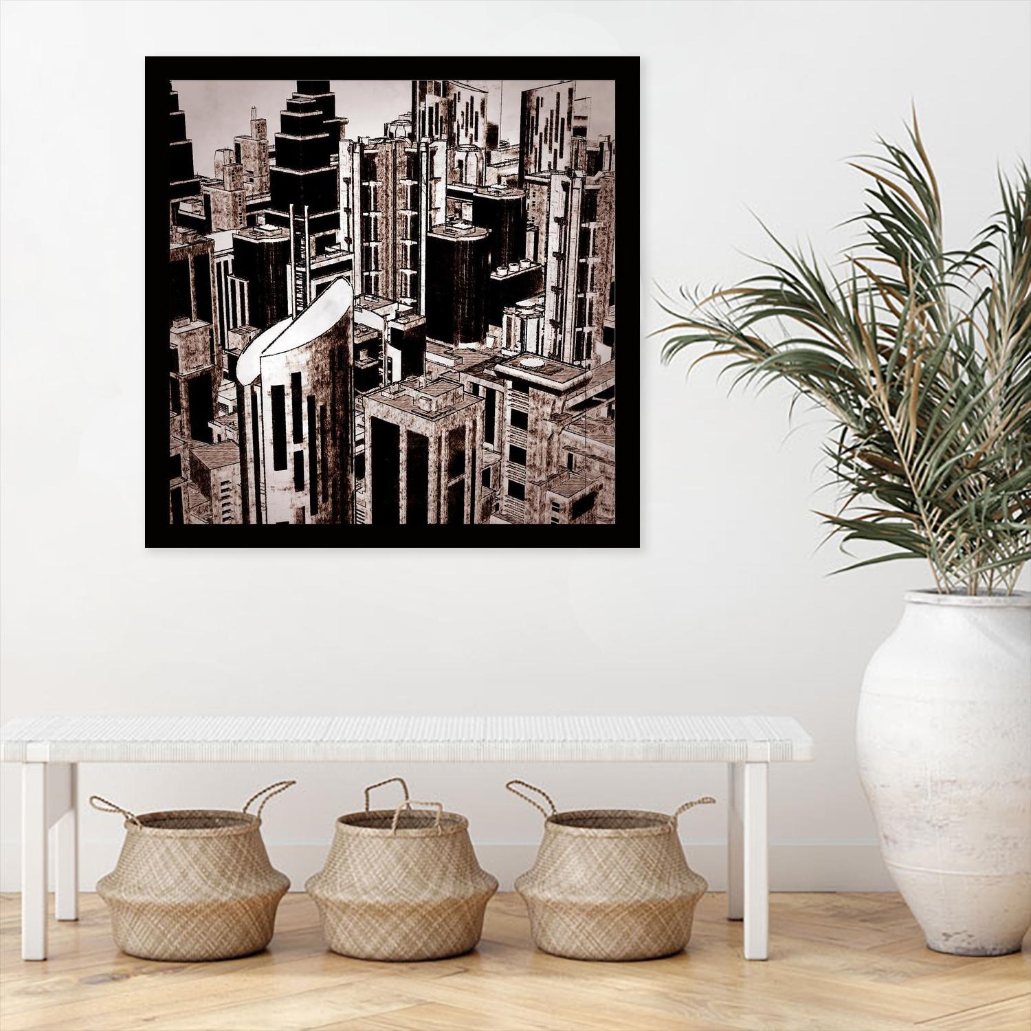 Megapolis 2 by Jefd on GIANT ART - black digital