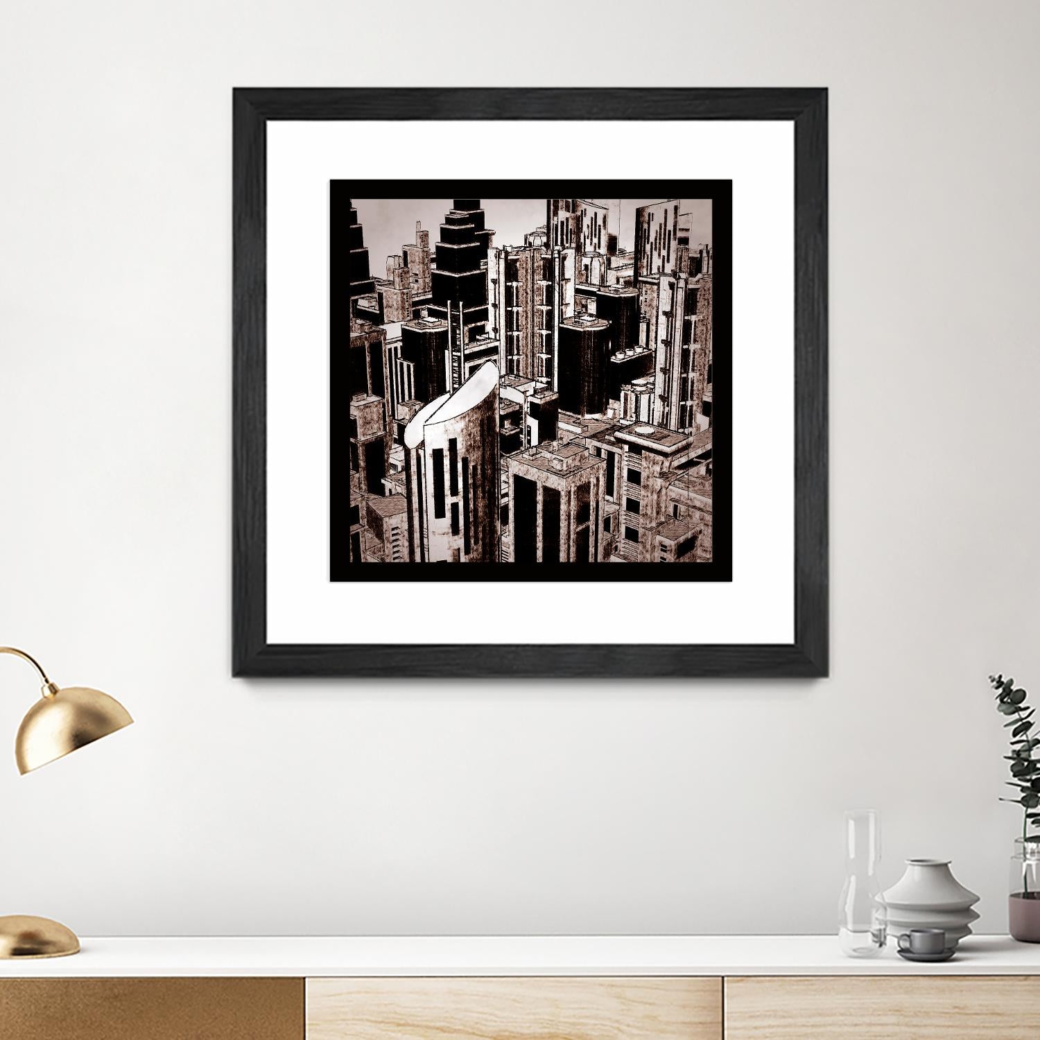 Megapolis 2 by Jefd on GIANT ART - black digital