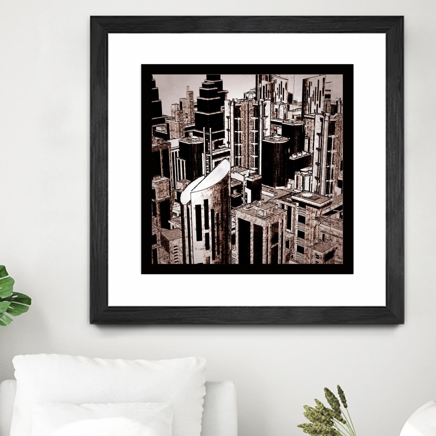 Megapolis 2 by Jefd on GIANT ART - black digital