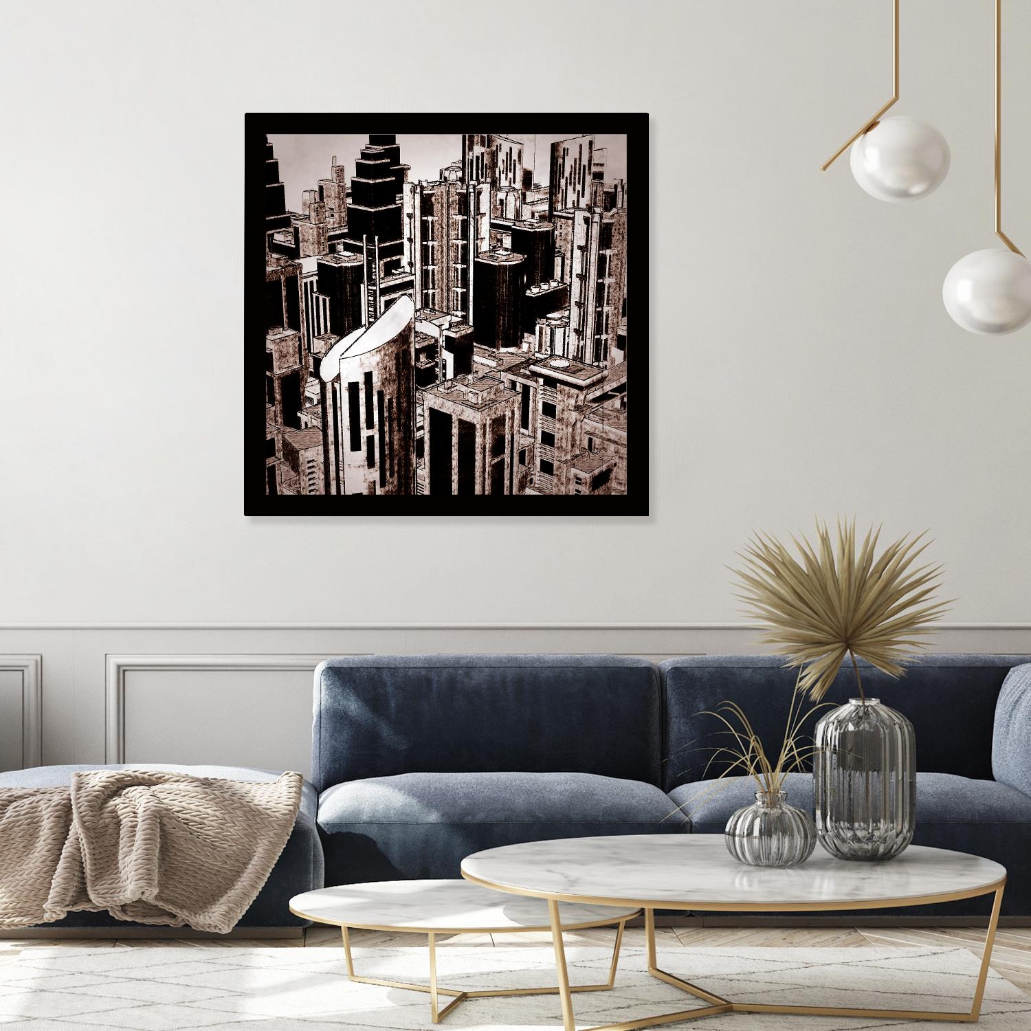 Megapolis 2 by Jefd on GIANT ART - black digital