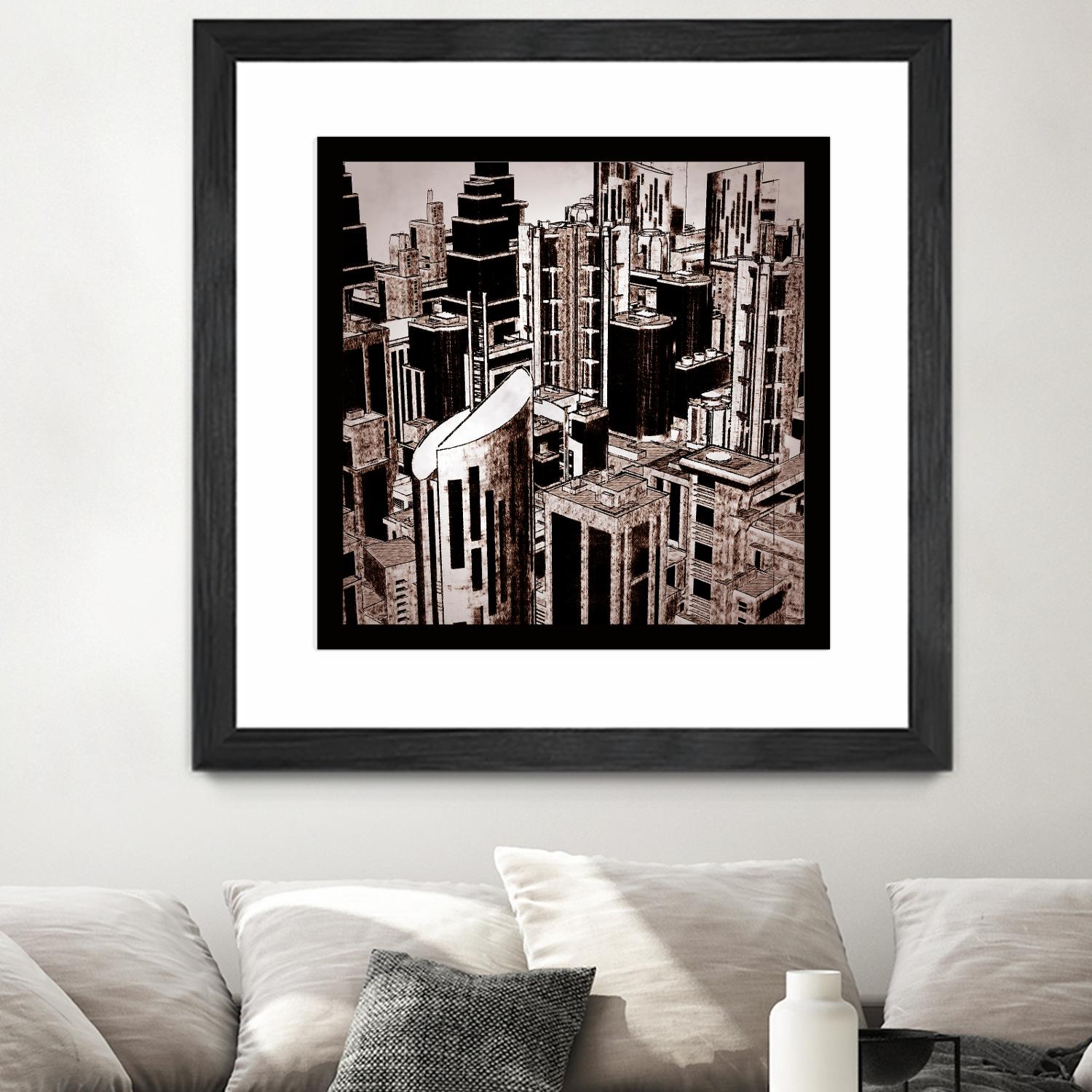 Megapolis 2 by Jefd on GIANT ART - black digital