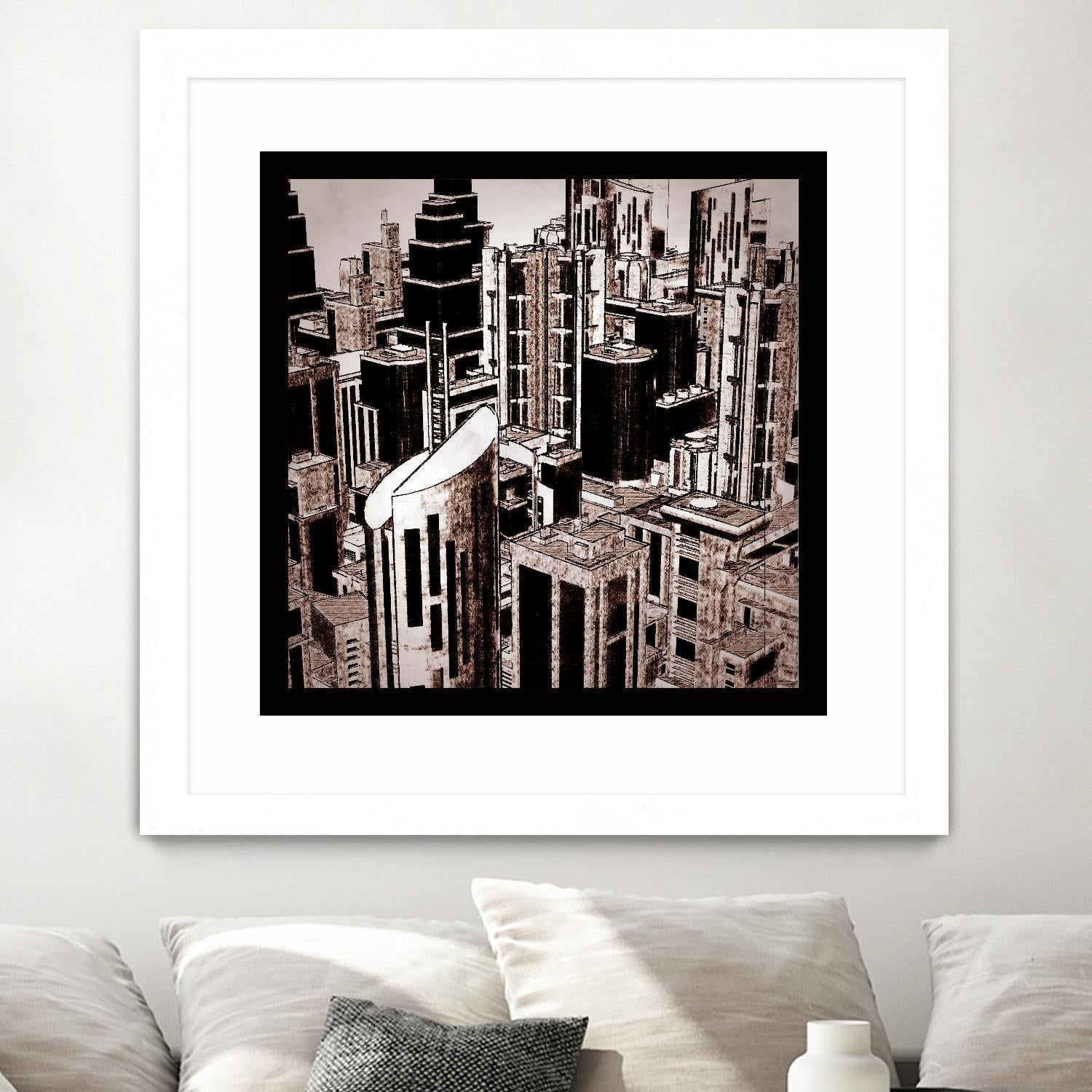 Megapolis 2 by Jefd on GIANT ART - black digital