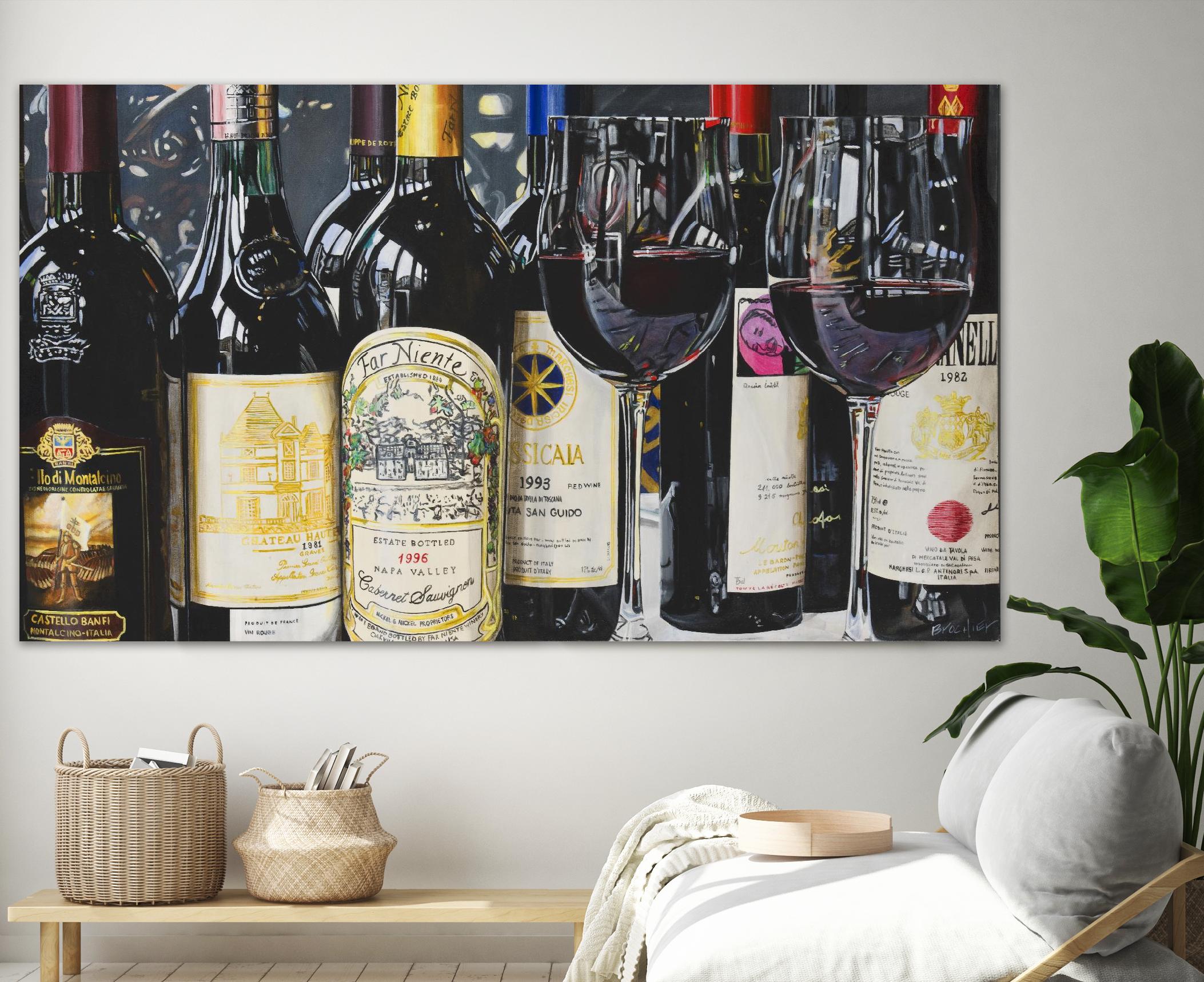 Soltanto nei suoi sogni by Marc Brochier on GIANT ART - blue figurative cellier