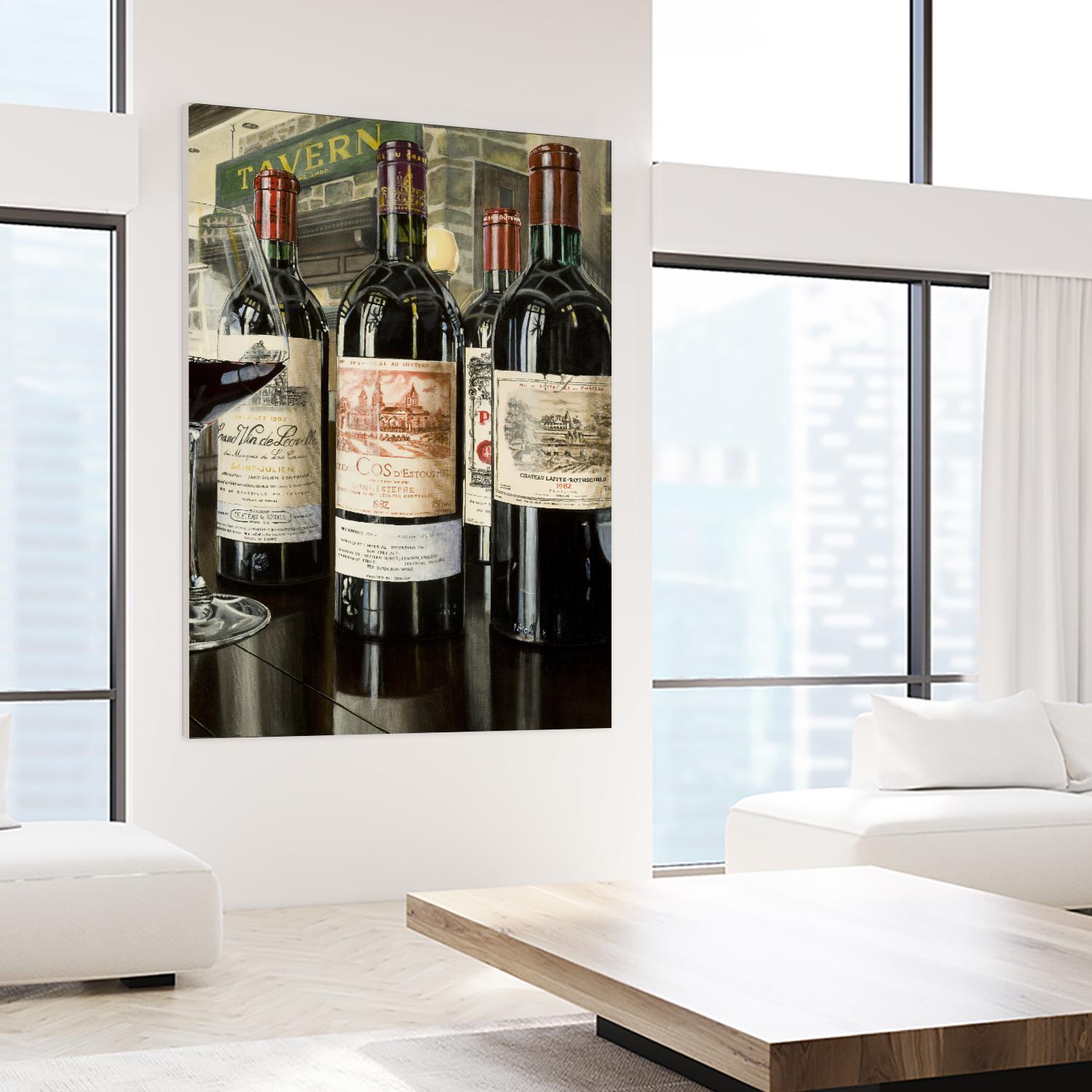 The Tavern... La grande classe by Marc Brochier on GIANT ART - beige still life alcool