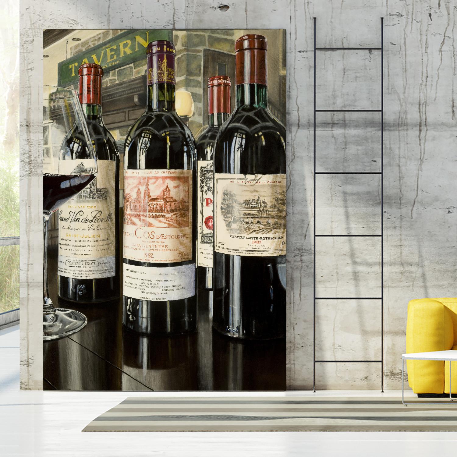 The Tavern... La grande classe by Marc Brochier on GIANT ART - beige still life alcool