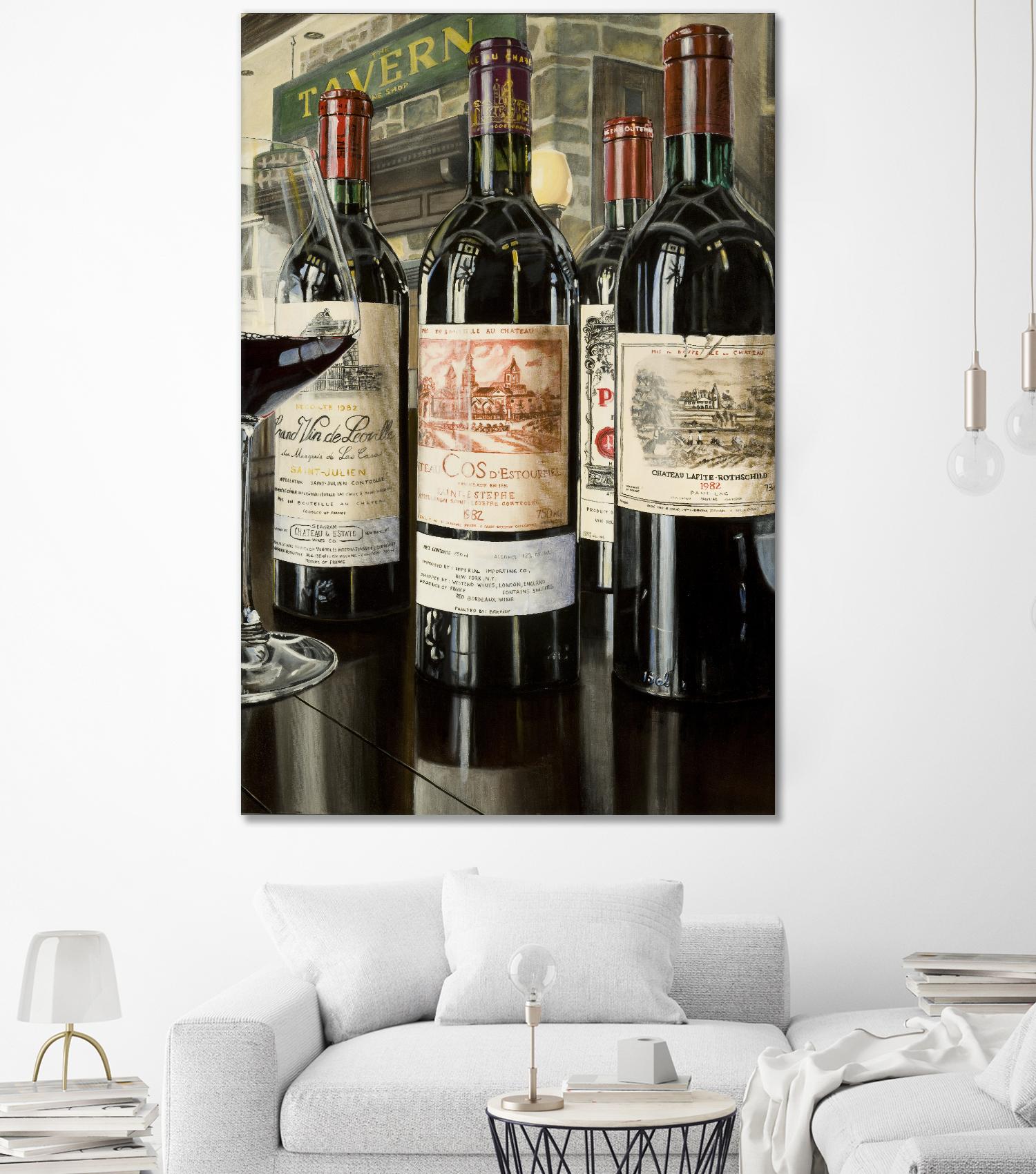 The Tavern... La grande classe by Marc Brochier on GIANT ART - beige still life alcool
