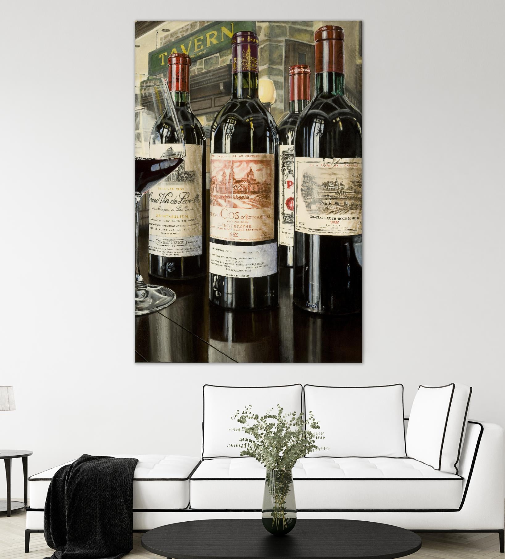 The Tavern... La grande classe by Marc Brochier on GIANT ART - beige still life alcool