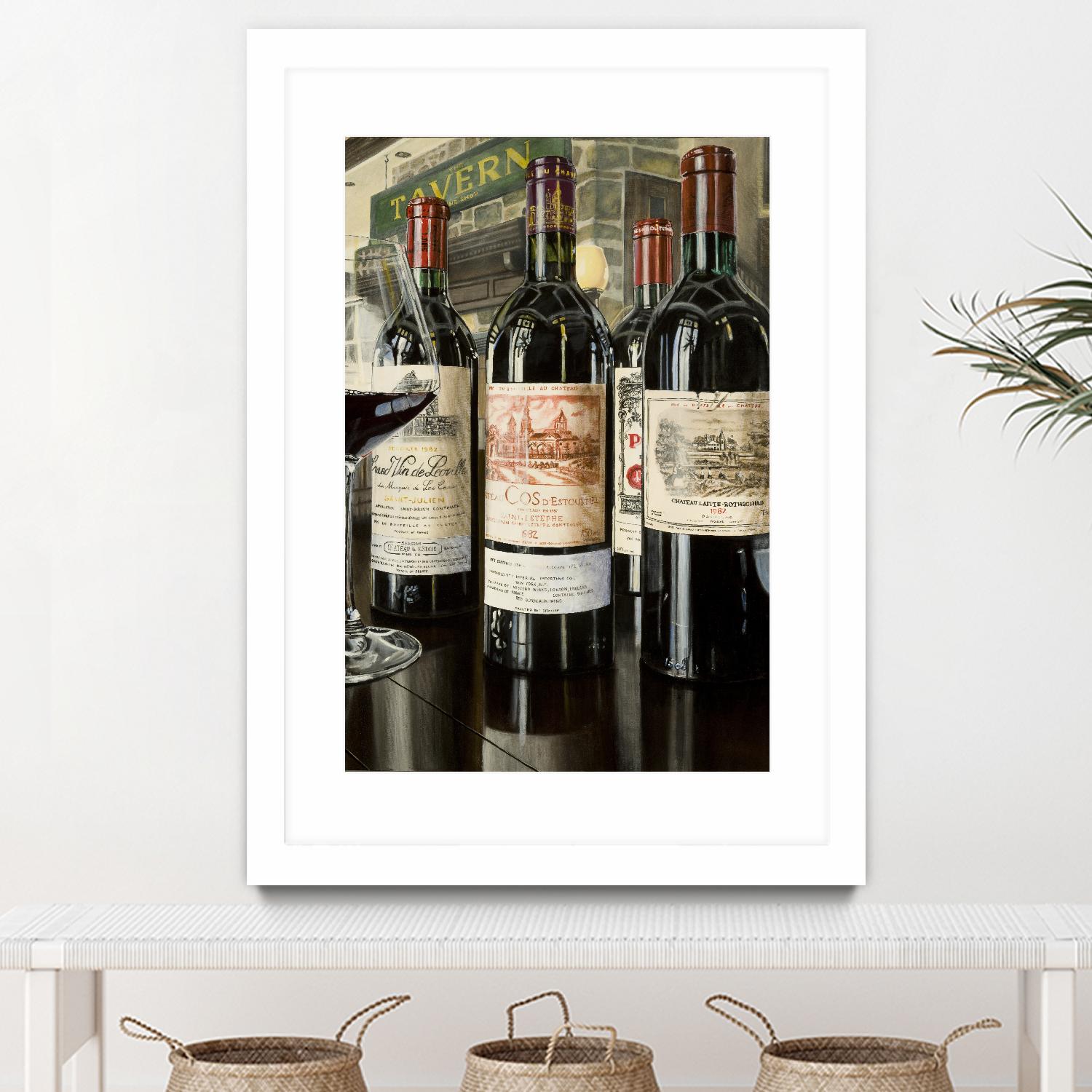 The Tavern... La grande classe by Marc Brochier on GIANT ART - beige still life alcool