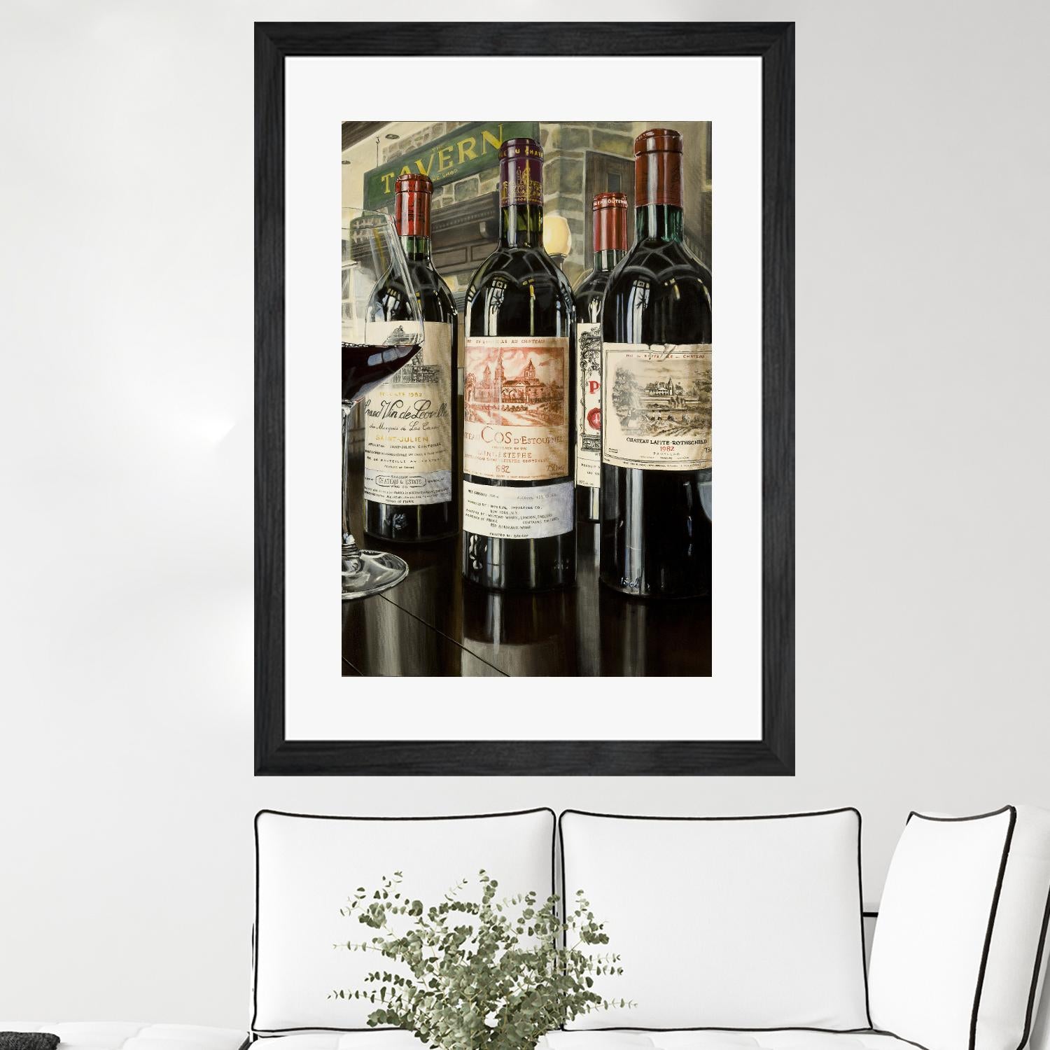 The Tavern... La grande classe by Marc Brochier on GIANT ART - beige still life alcool