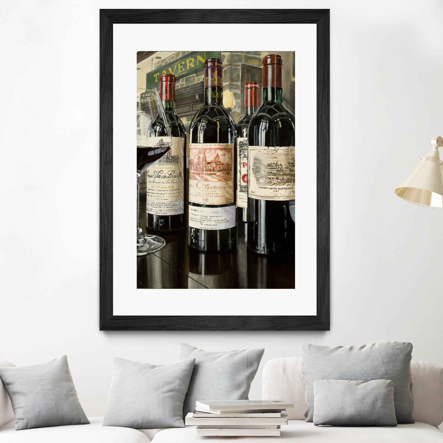 The Tavern... La grande classe by Marc Brochier on GIANT ART - beige still life alcool