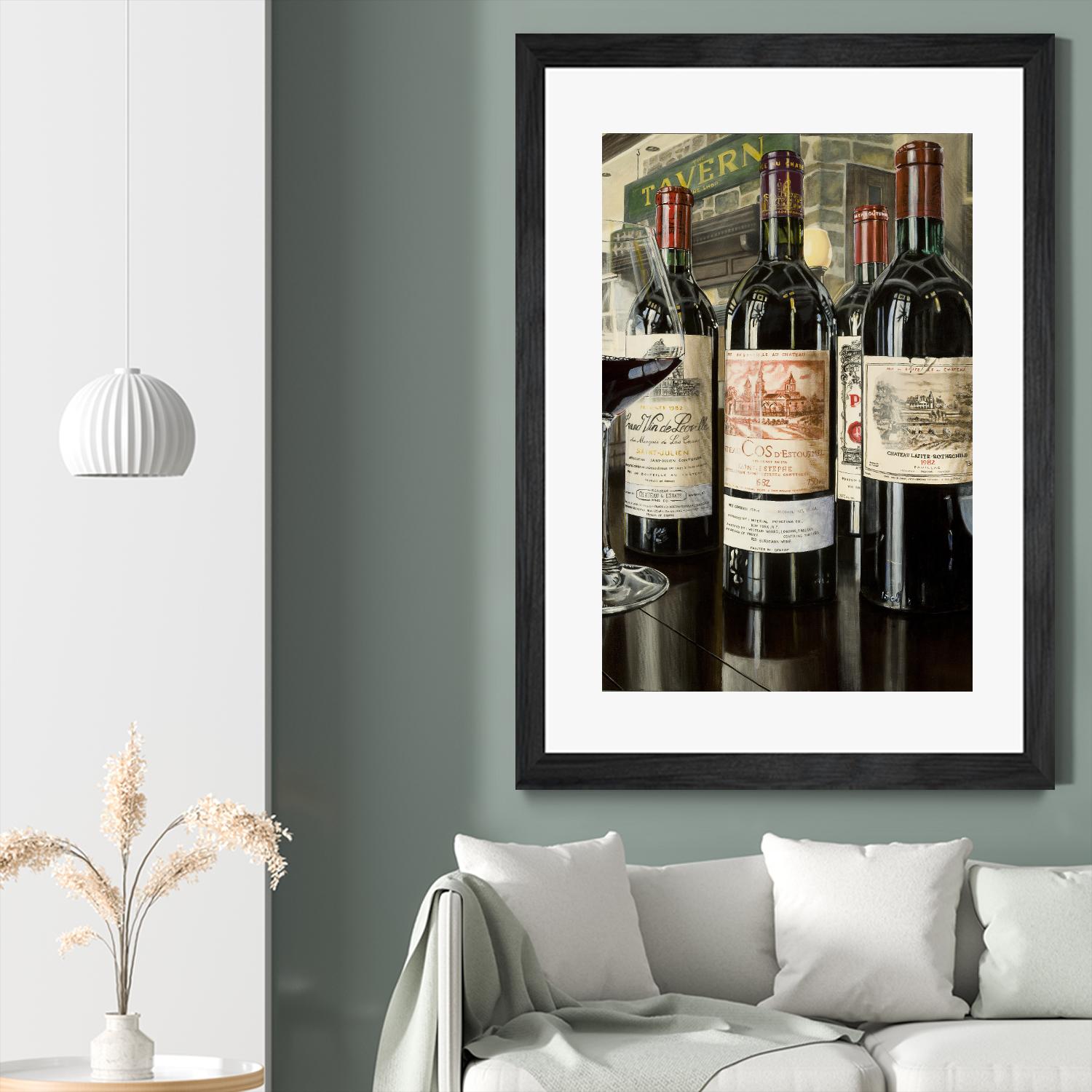 The Tavern... La grande classe by Marc Brochier on GIANT ART - beige still life alcool