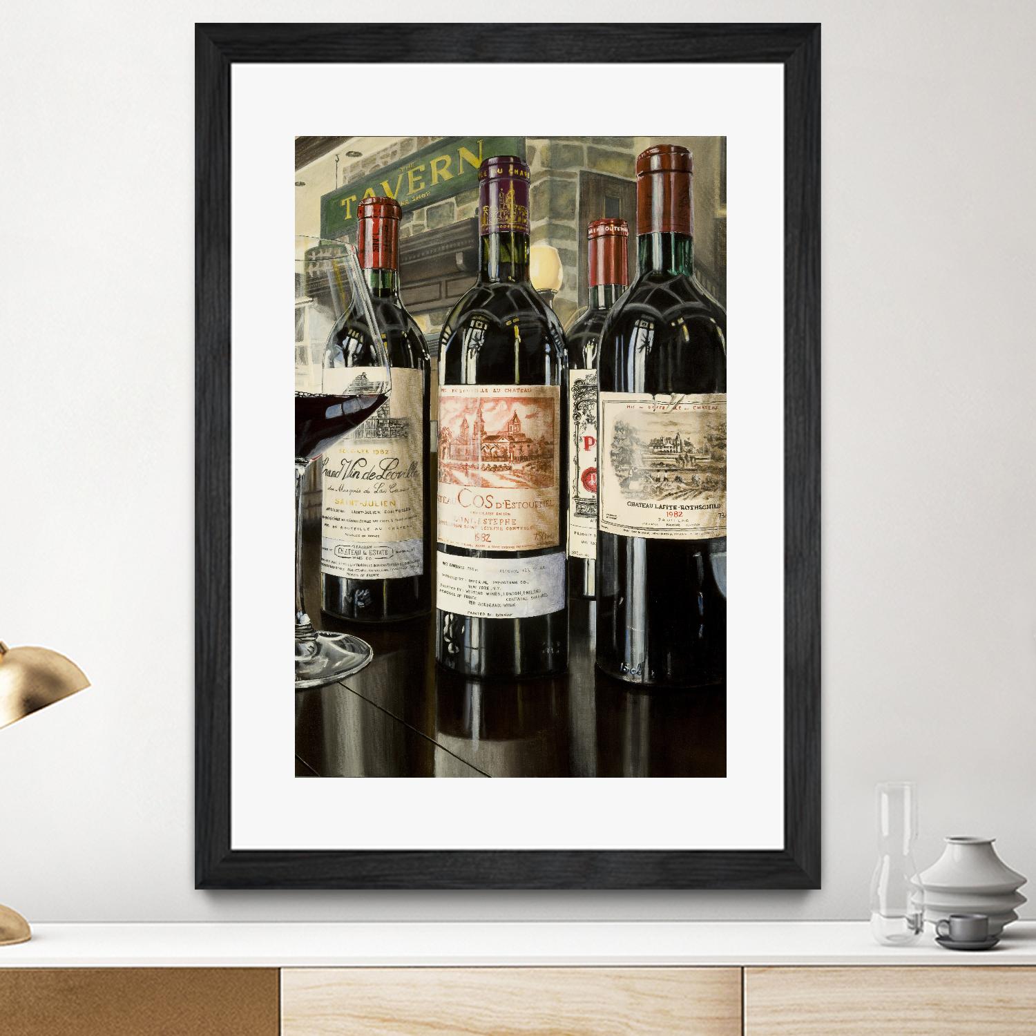 The Tavern... La grande classe by Marc Brochier on GIANT ART - beige still life alcool