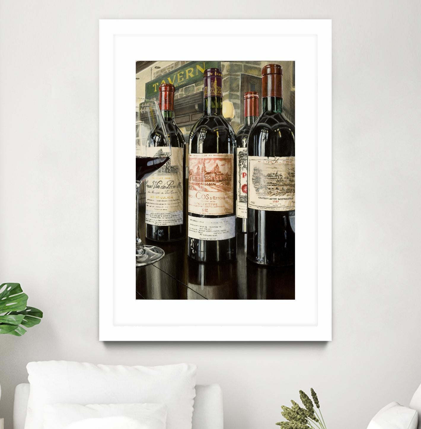 The Tavern... La grande classe by Marc Brochier on GIANT ART - beige still life alcool