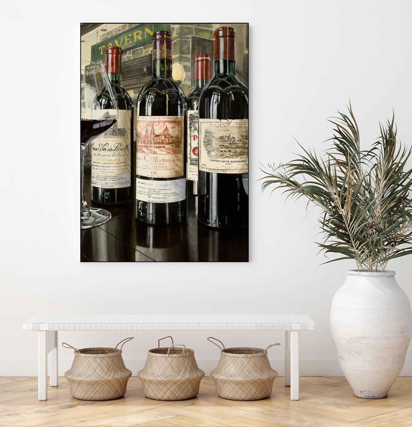 The Tavern... La grande classe by Marc Brochier on GIANT ART - beige still life alcool