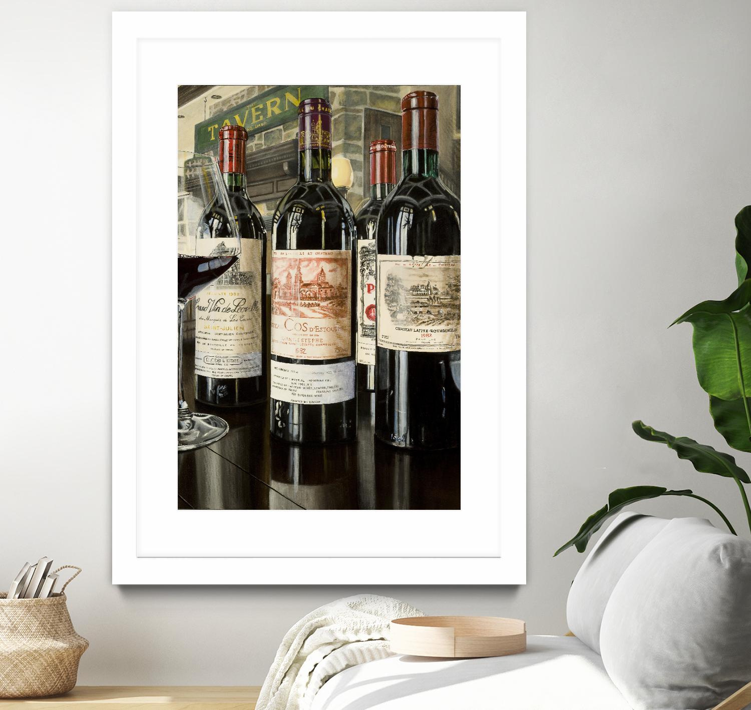 The Tavern... La grande classe by Marc Brochier on GIANT ART - beige still life alcool