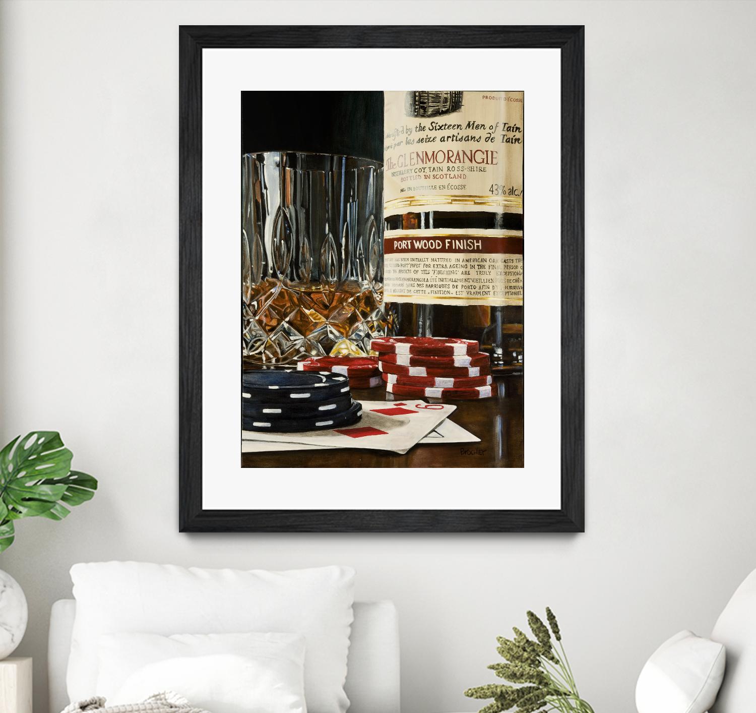 Scotch a l'apéro by Marc Brochier on GIANT ART - red still life glass