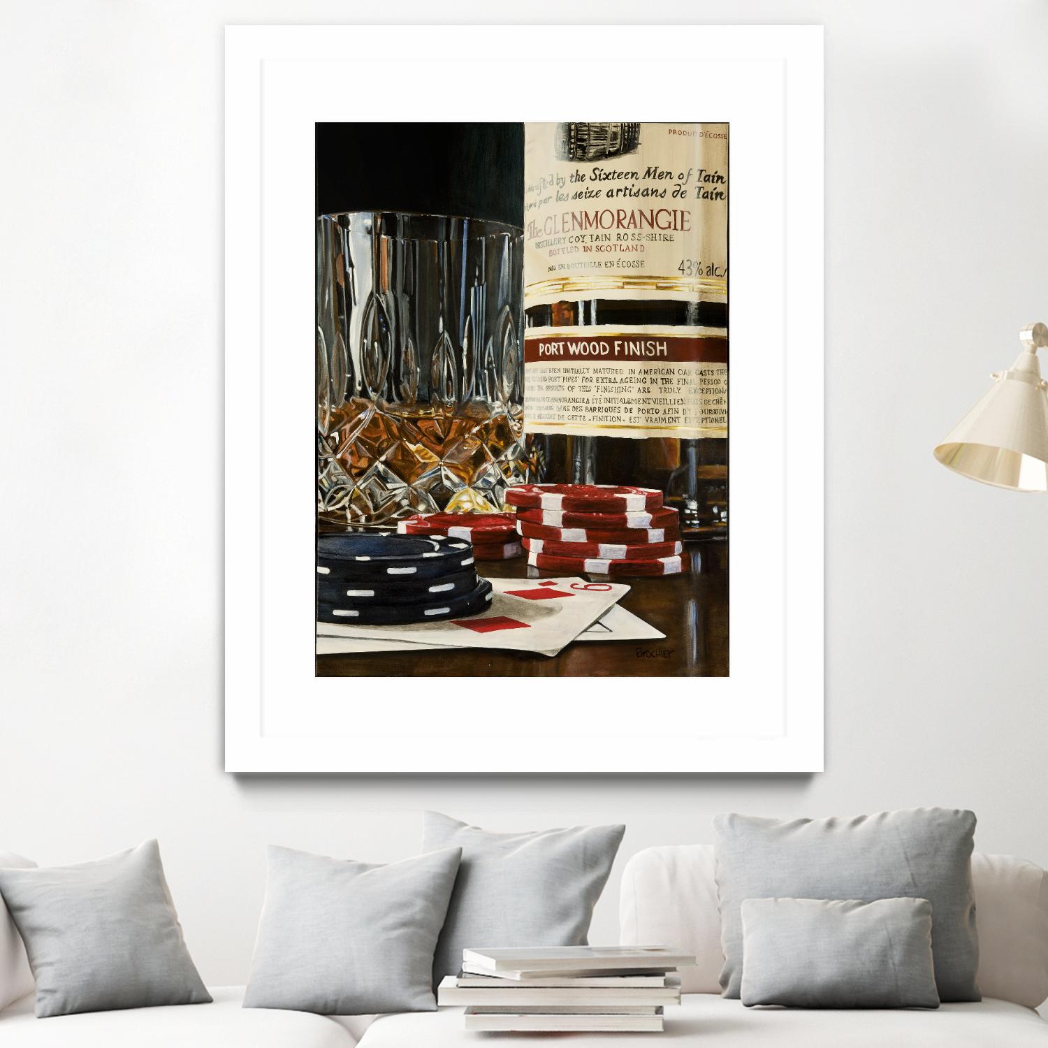 Scotch a l'apéro by Marc Brochier on GIANT ART - red still life glass