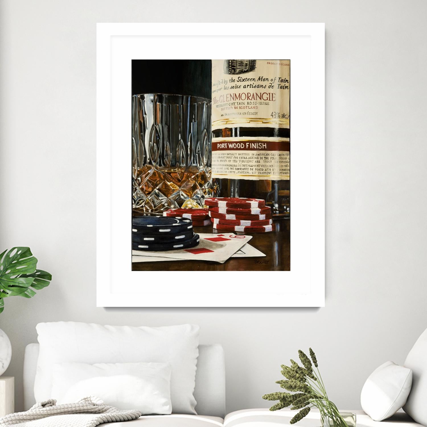 Scotch a l'apéro by Marc Brochier on GIANT ART - red still life glass