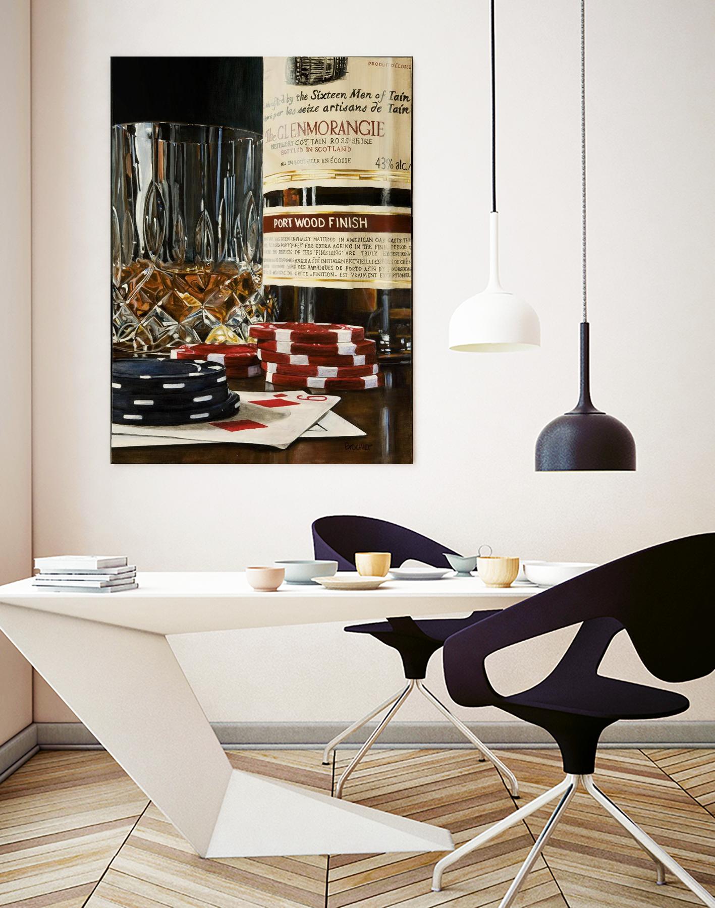 Scotch a l'apéro by Marc Brochier on GIANT ART - red still life glass