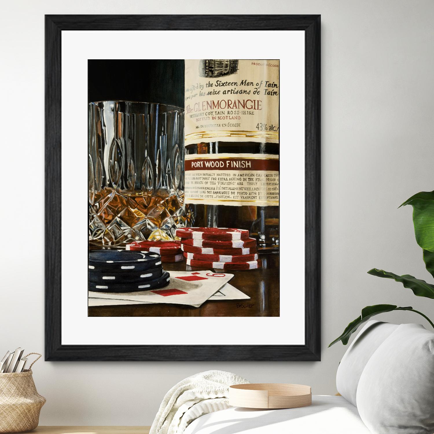 Scotch a l'apéro by Marc Brochier on GIANT ART - red still life glass