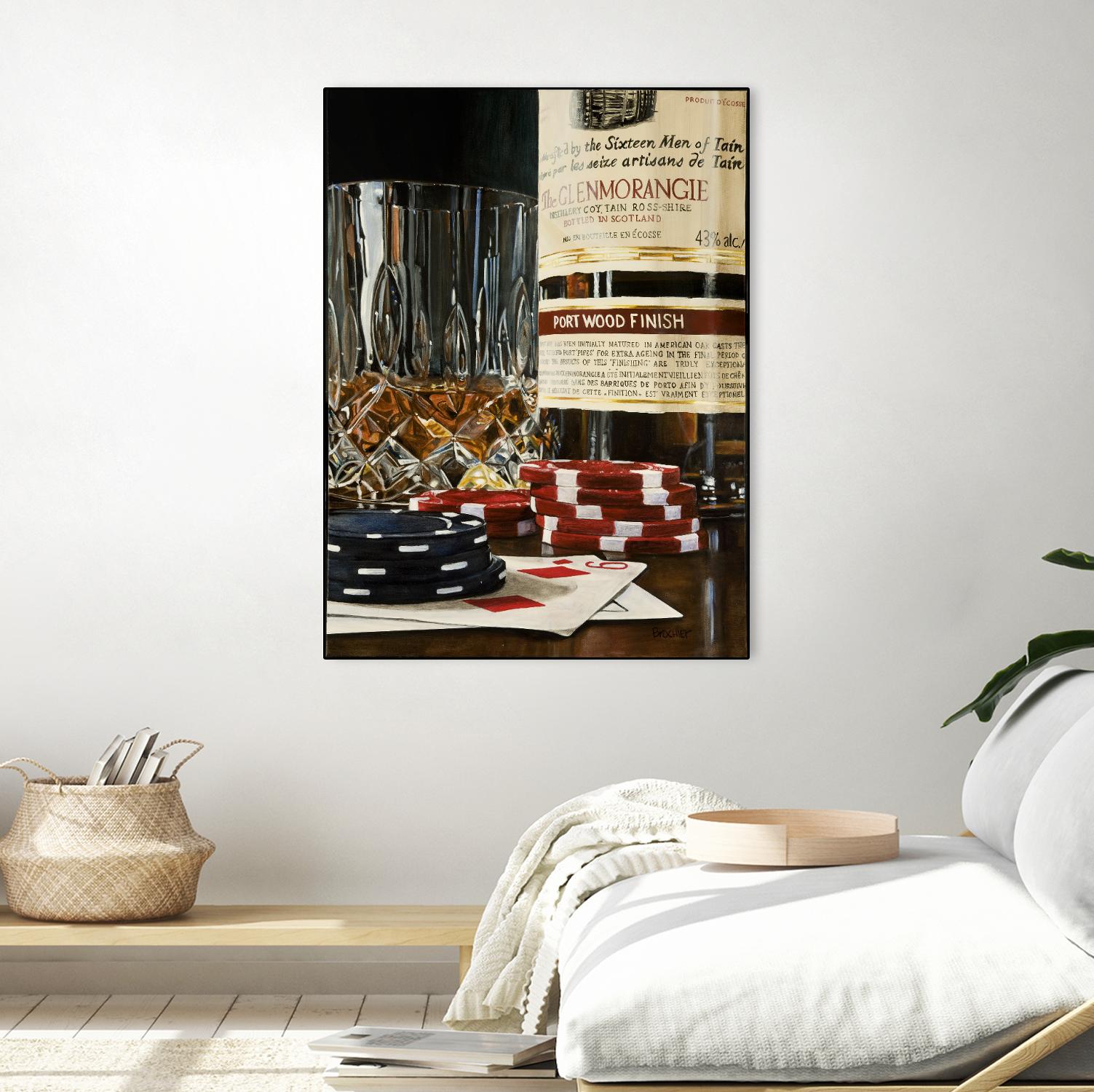 Scotch a l'apéro by Marc Brochier on GIANT ART - red still life glass