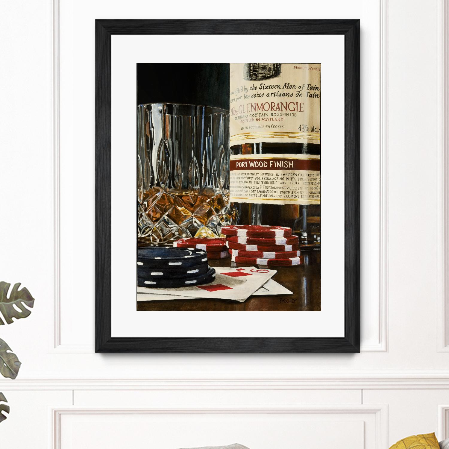 Scotch a l'apéro by Marc Brochier on GIANT ART - red still life glass