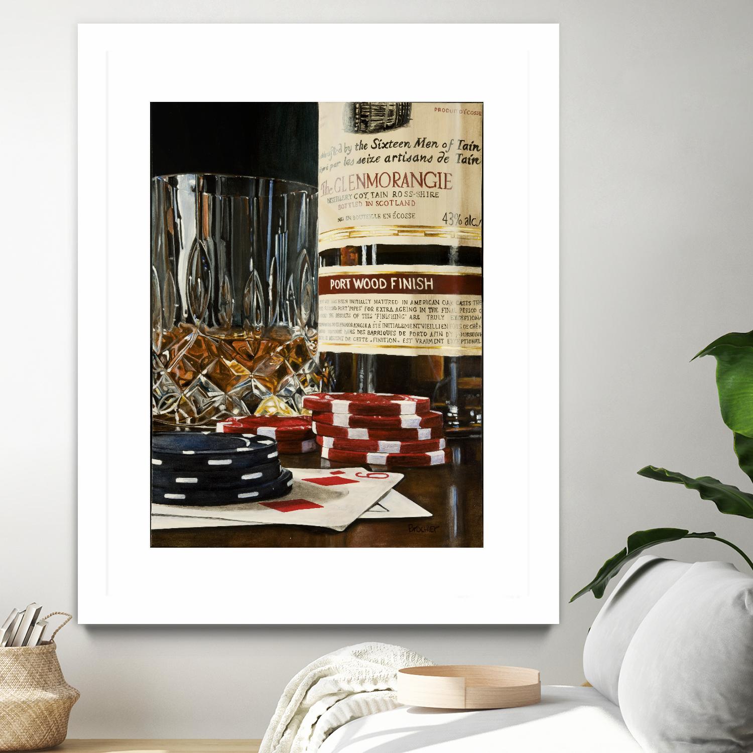 Scotch a l'apéro by Marc Brochier on GIANT ART - red still life glass