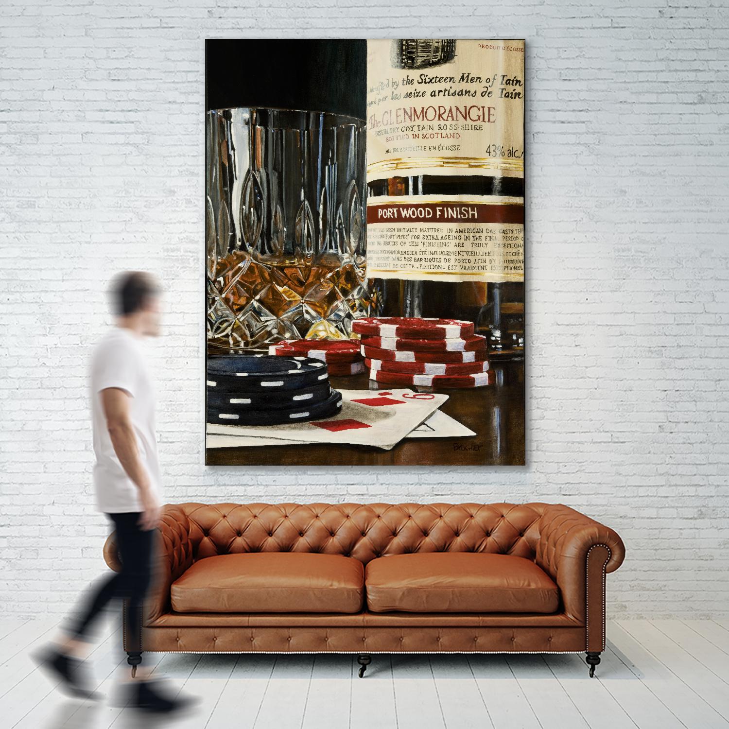 Scotch a l'apéro by Marc Brochier on GIANT ART - red still life artistes du québec