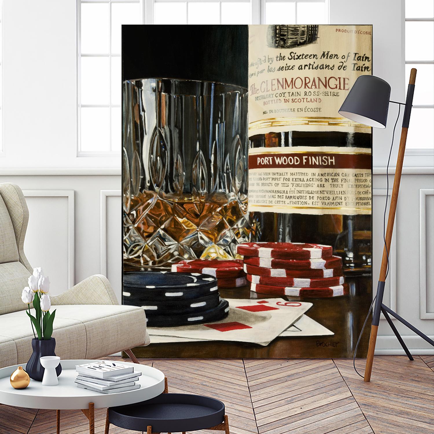 Scotch a l'apéro by Marc Brochier on GIANT ART - red still life artistes du québec