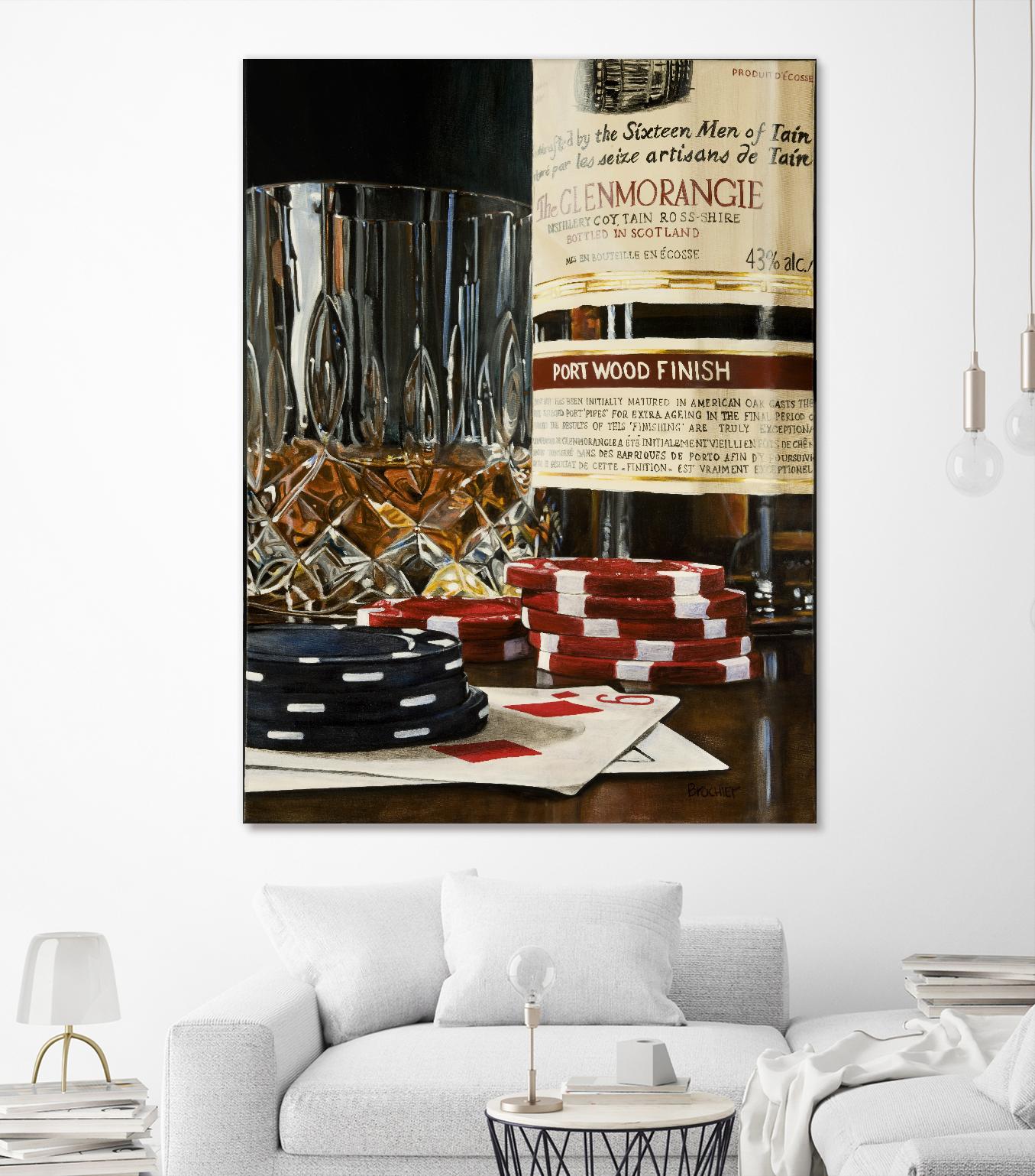 Scotch a l'apéro by Marc Brochier on GIANT ART - red still life artistes du québec