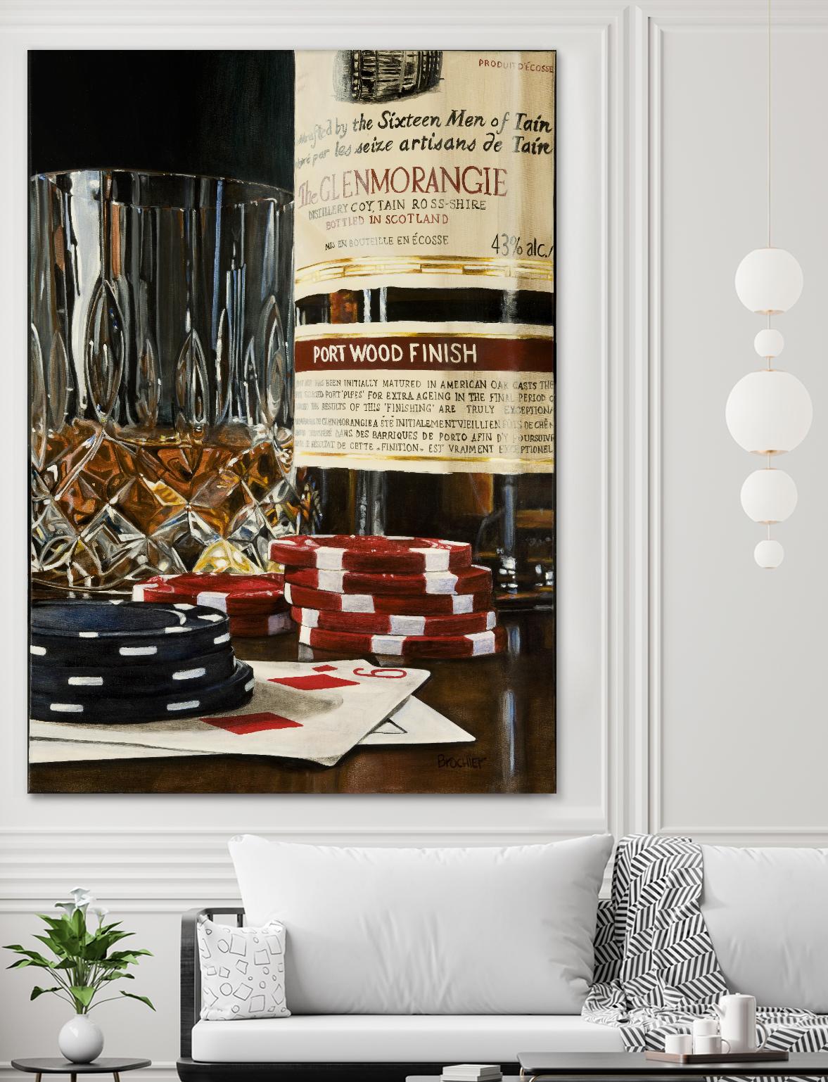 Scotch a l'apéro by Marc Brochier on GIANT ART - red still life artistes du québec