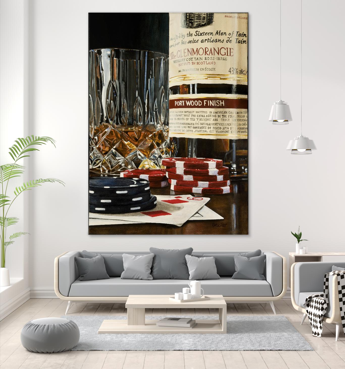 Scotch a l'apéro by Marc Brochier on GIANT ART - red still life artistes du québec