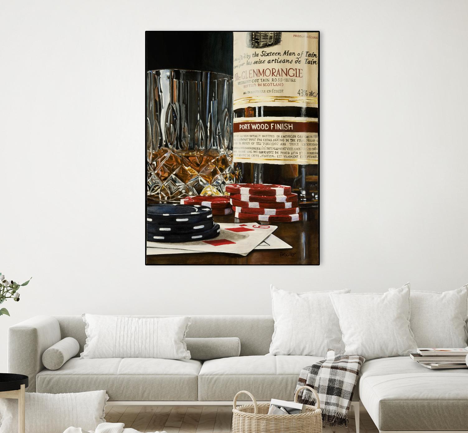 Scotch a l'apéro by Marc Brochier on GIANT ART - red still life artistes du québec