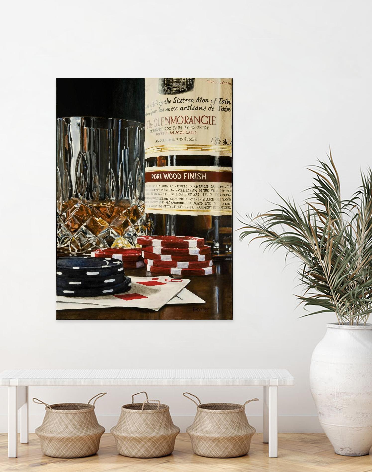 Scotch a l'apéro by Marc Brochier on GIANT ART - red still life artistes du québec