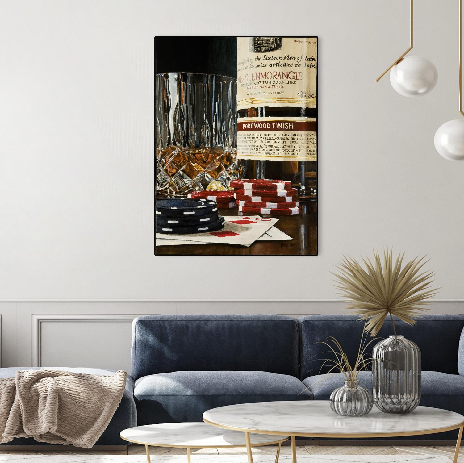 Scotch a l'apéro by Marc Brochier on GIANT ART - red still life artistes du québec