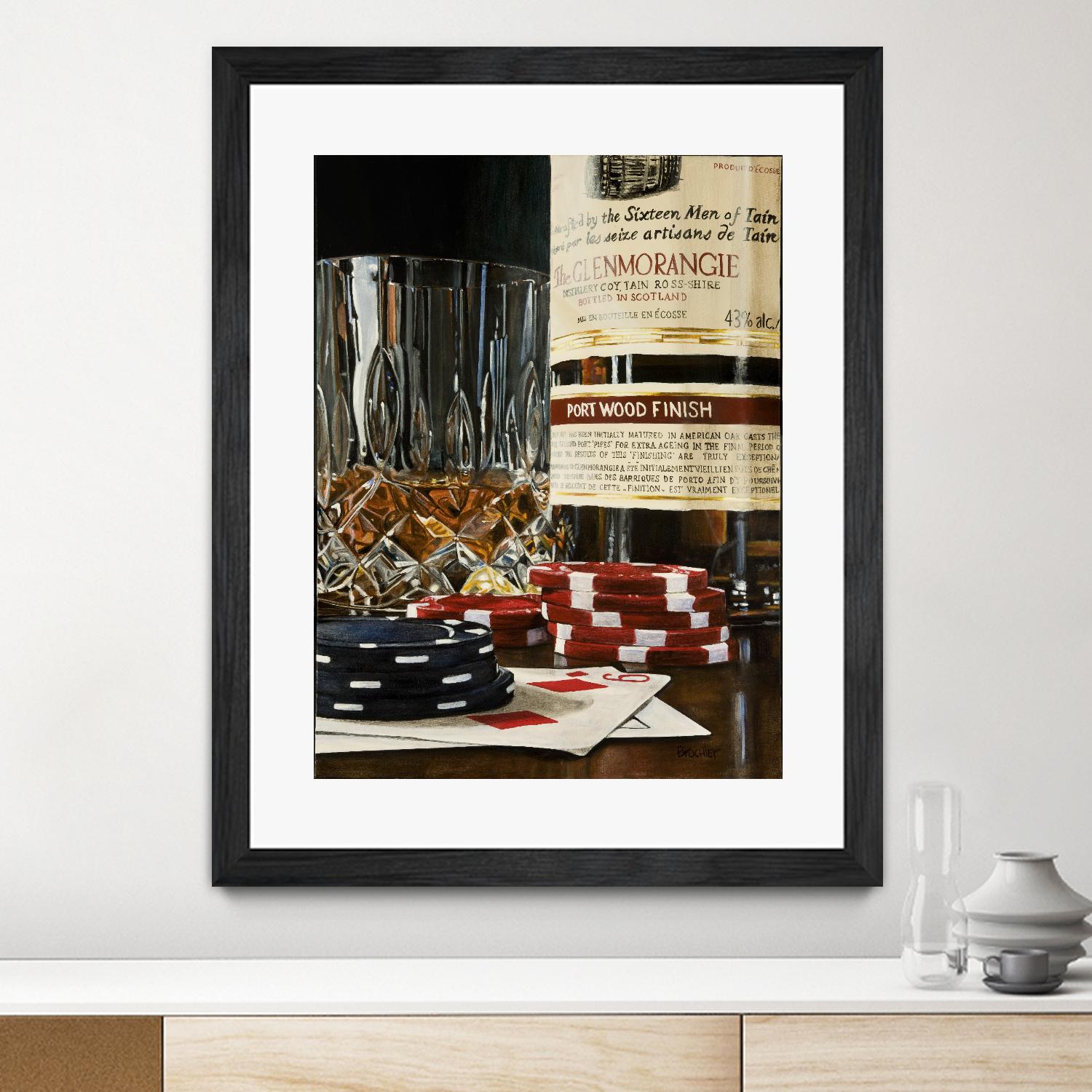 Scotch a l'apéro by Marc Brochier on GIANT ART - red still life artistes du québec