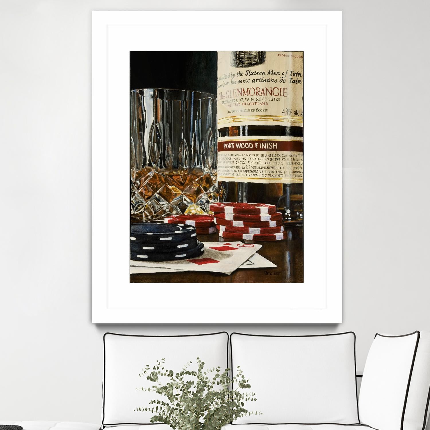 Scotch a l'apéro by Marc Brochier on GIANT ART - red still life artistes du québec