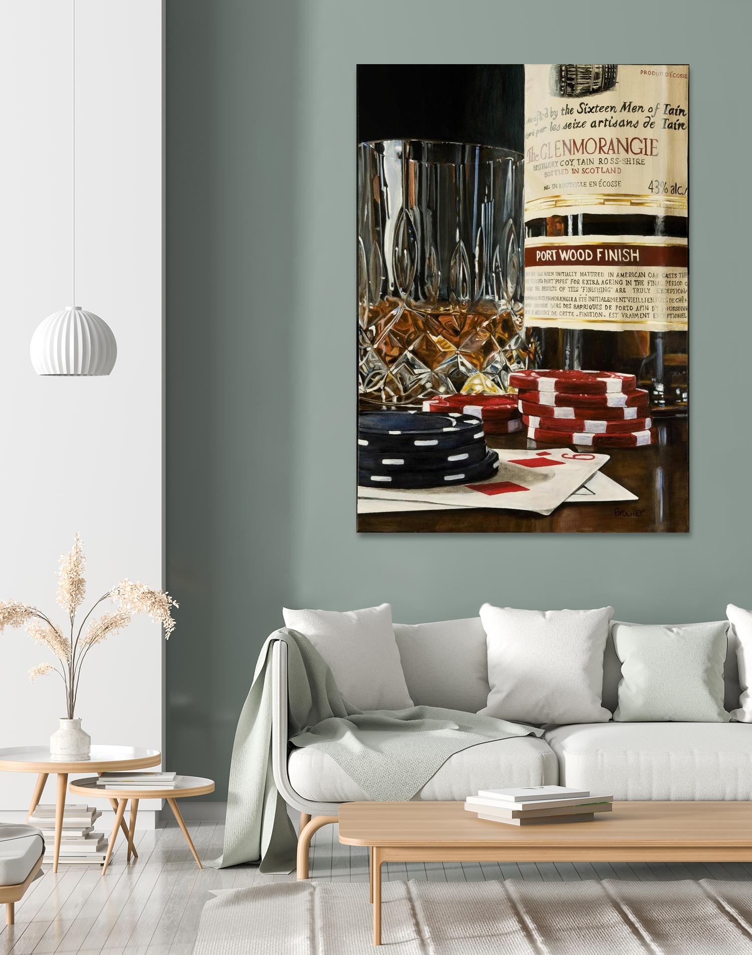 Scotch a l'apéro by Marc Brochier on GIANT ART - red still life artistes du québec