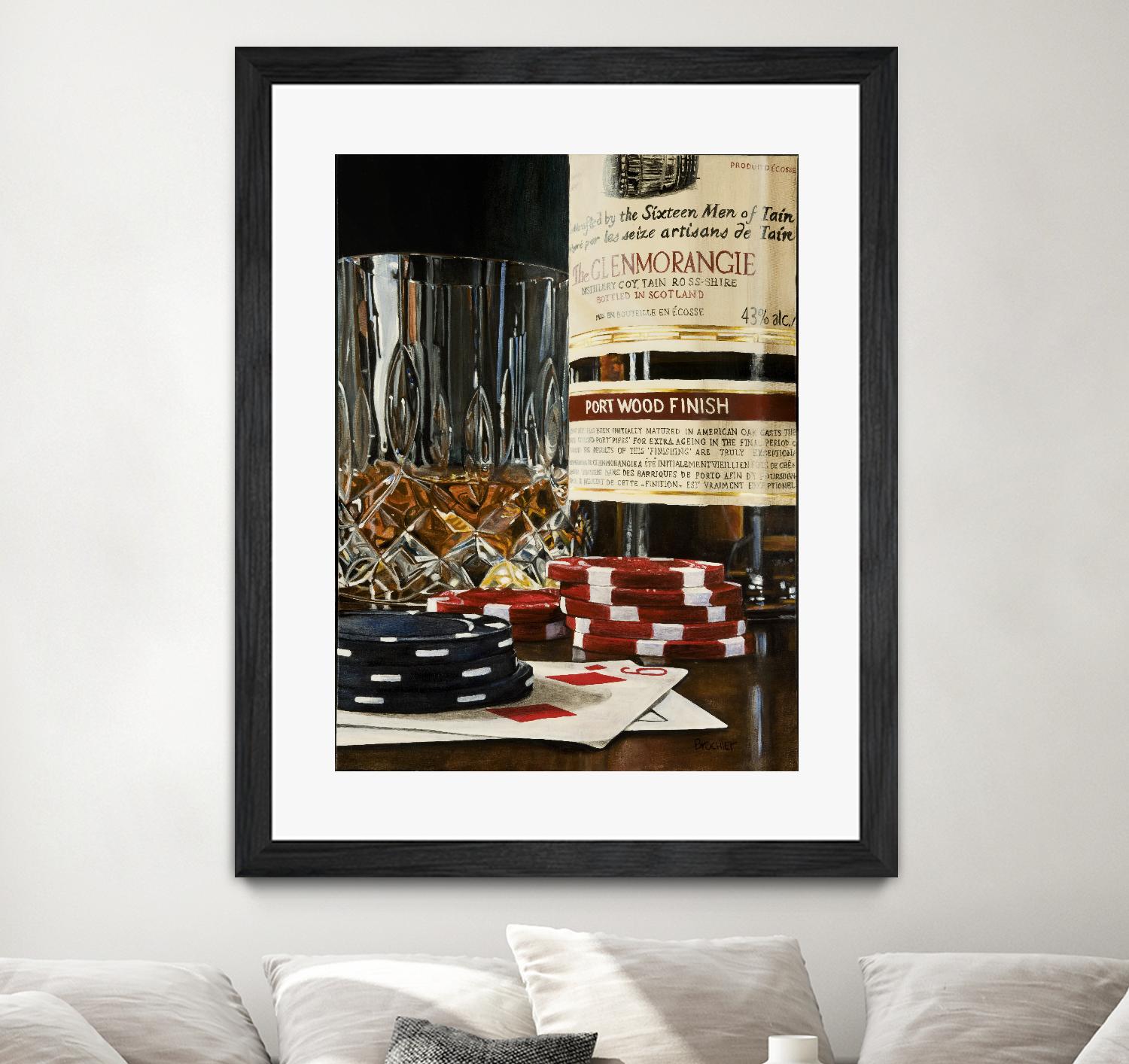 Scotch a l'apéro by Marc Brochier on GIANT ART - red still life artistes du québec