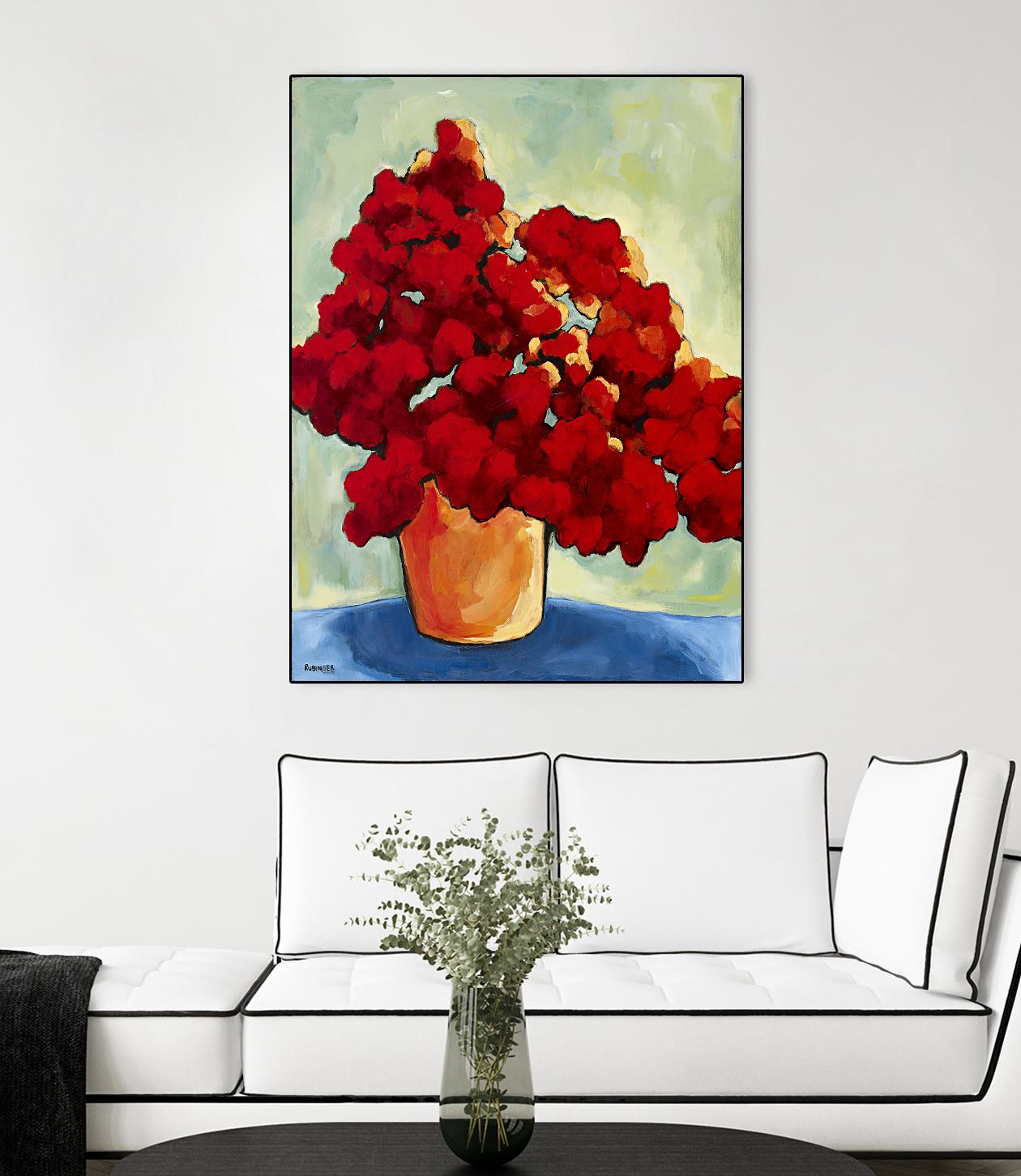 Red Blake by Bram Rubinger on GIANT ART - red flowers bouquet