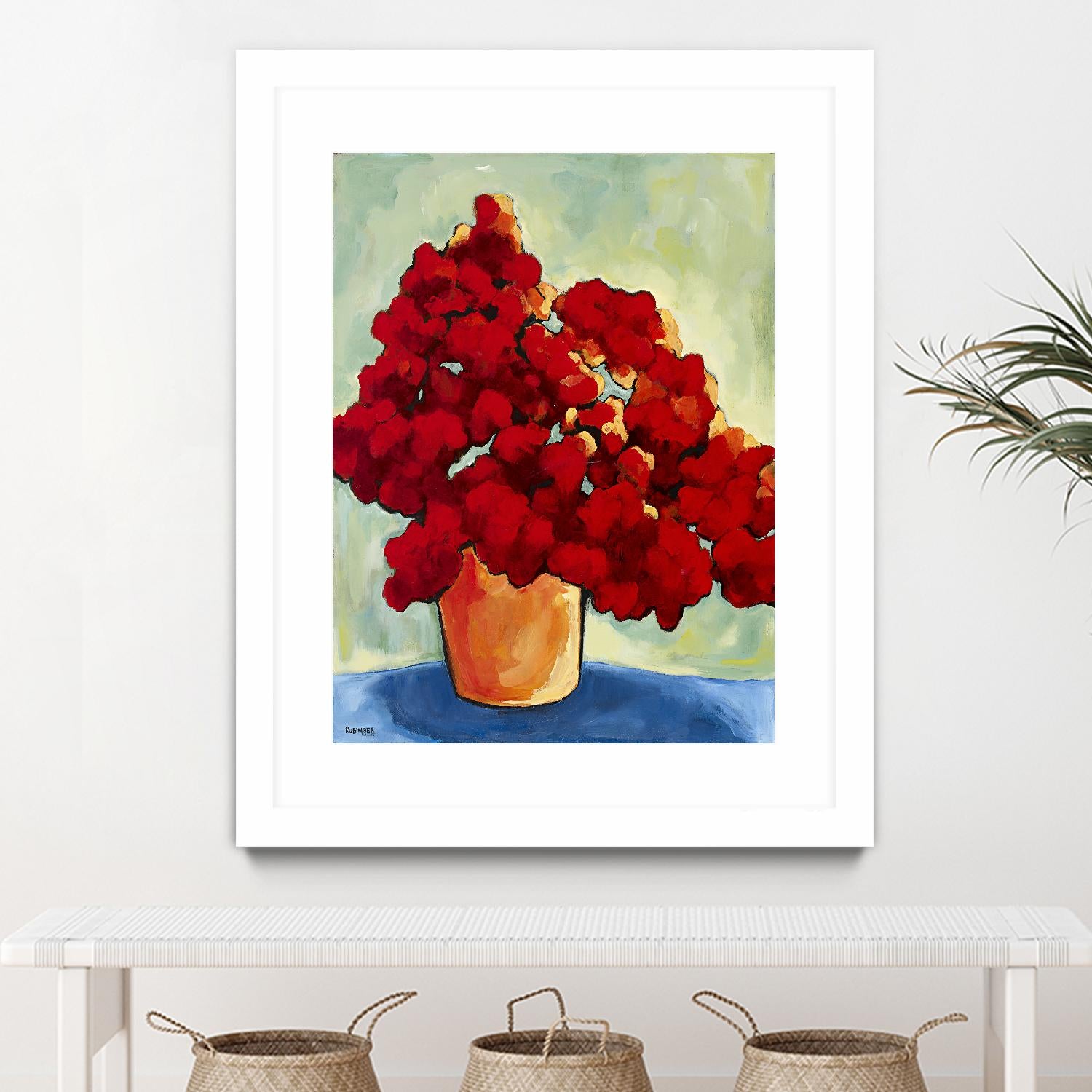 Red Blake by Bram Rubinger on GIANT ART - red flowers bouquet