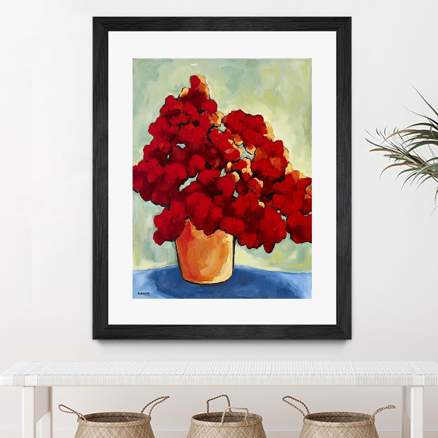 Red Blake by Bram Rubinger on GIANT ART - red flowers bouquet
