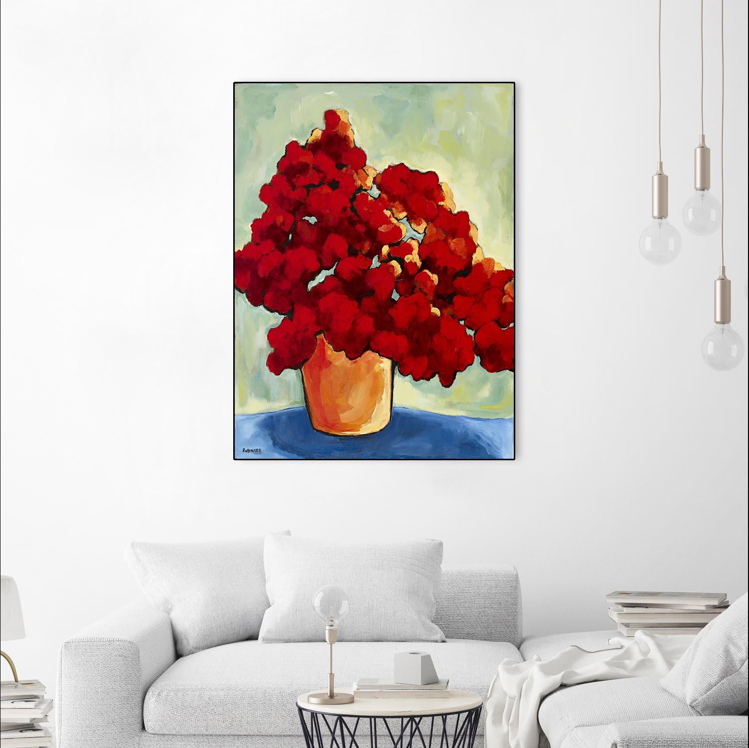 Red Blake by Bram Rubinger on GIANT ART - red flowers bouquet