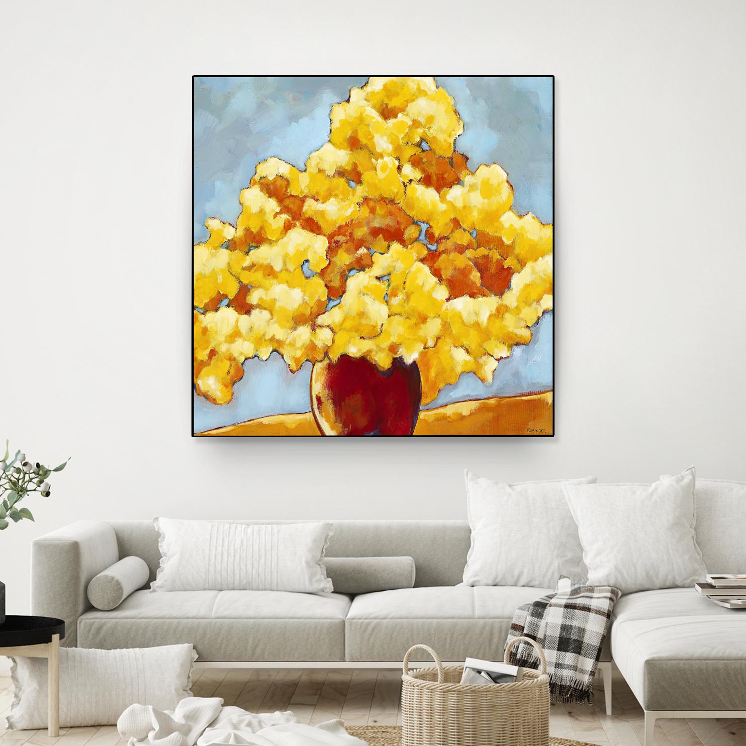 Golden Glory by Bram Rubinger on GIANT ART - orange flowers bouquet