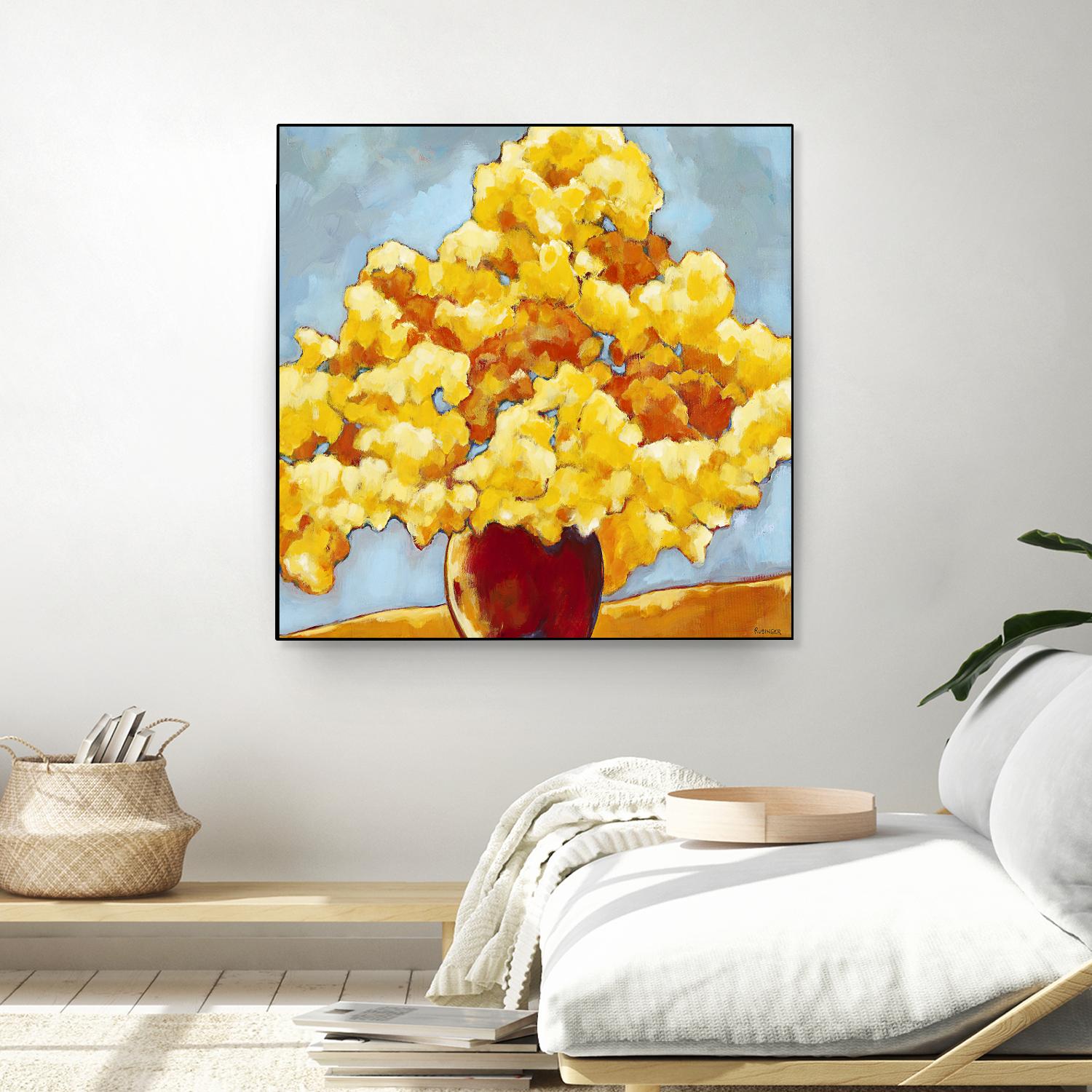 Golden Glory by Bram Rubinger on GIANT ART - orange flowers bouquet