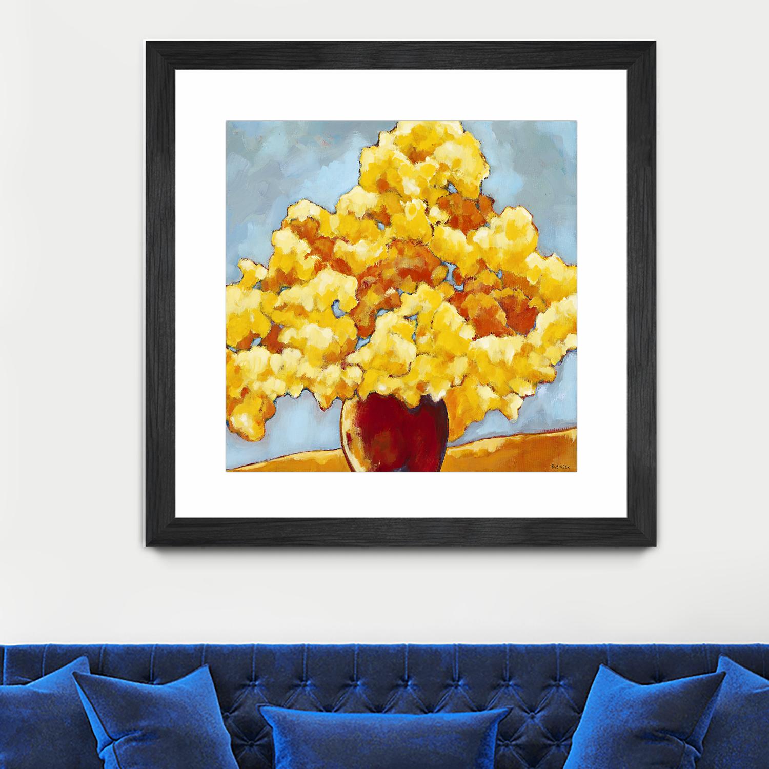 Golden Glory by Bram Rubinger on GIANT ART - orange flowers bouquet
