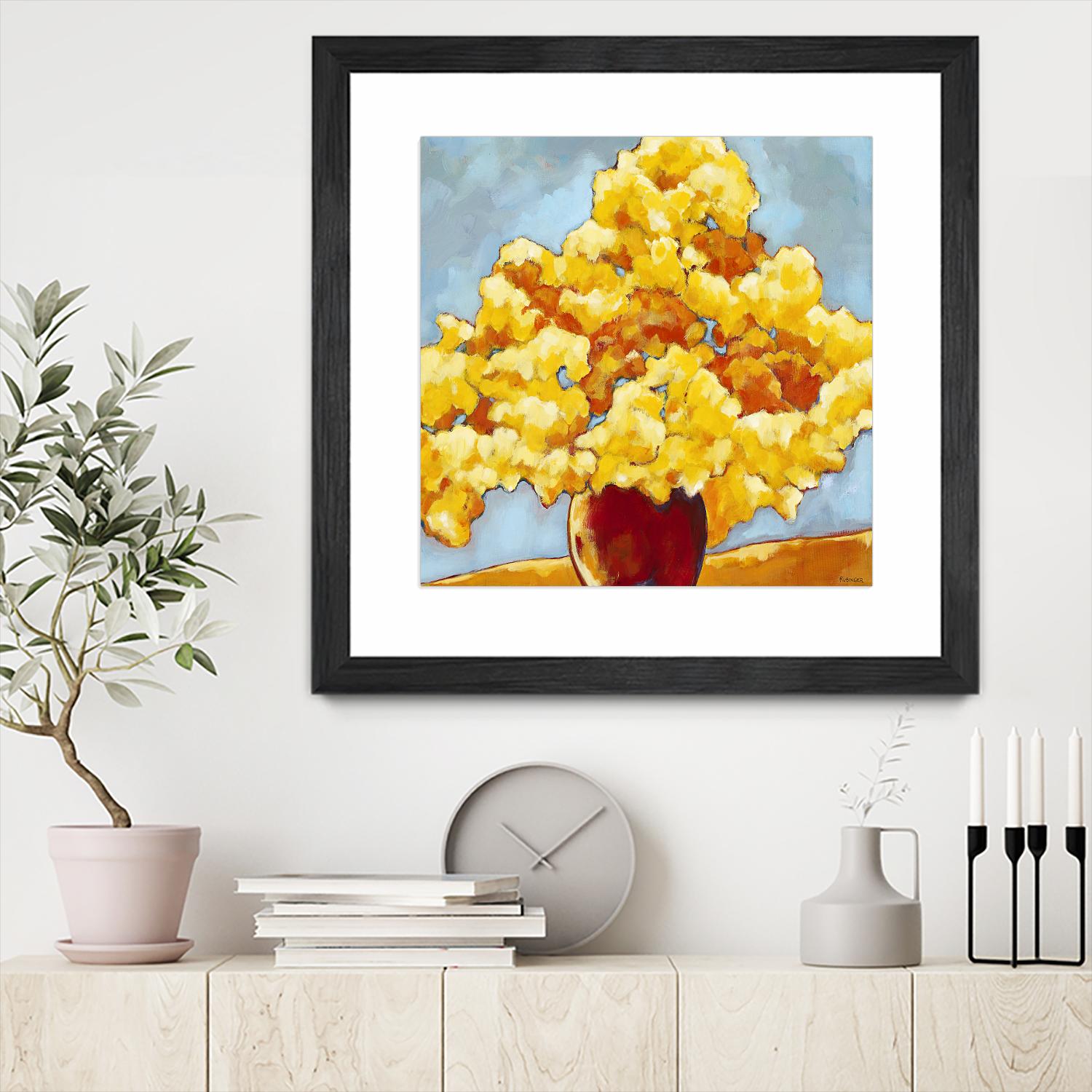 Golden Glory by Bram Rubinger on GIANT ART - orange flowers bouquet