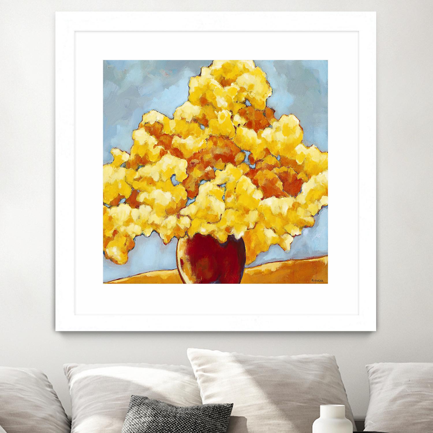 Golden Glory by Bram Rubinger on GIANT ART - orange flowers bouquet