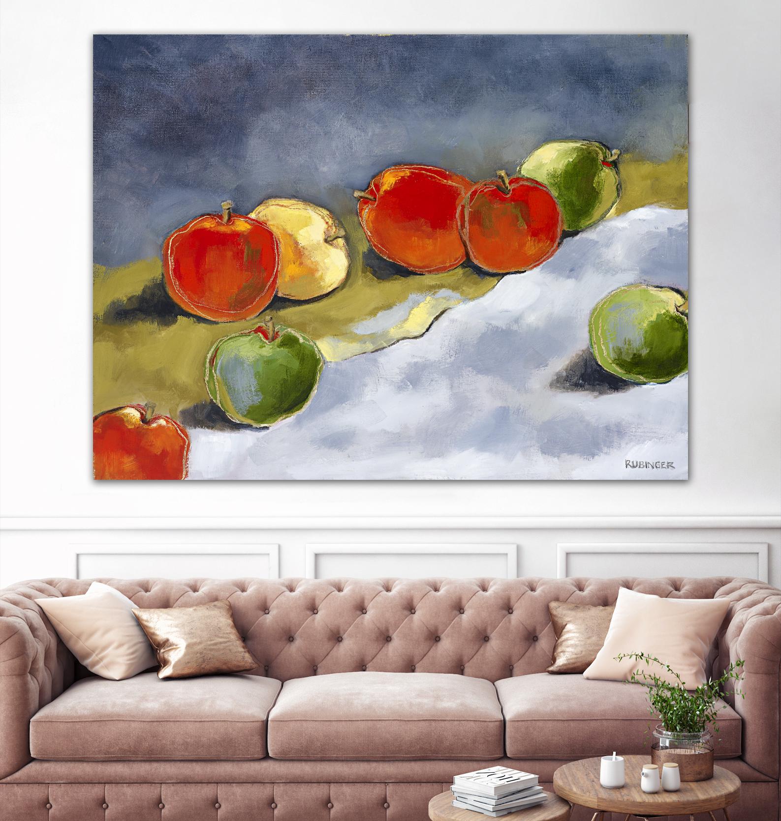 Random Apples by Bram Rubinger on GIANT ART - red still life quebec artists